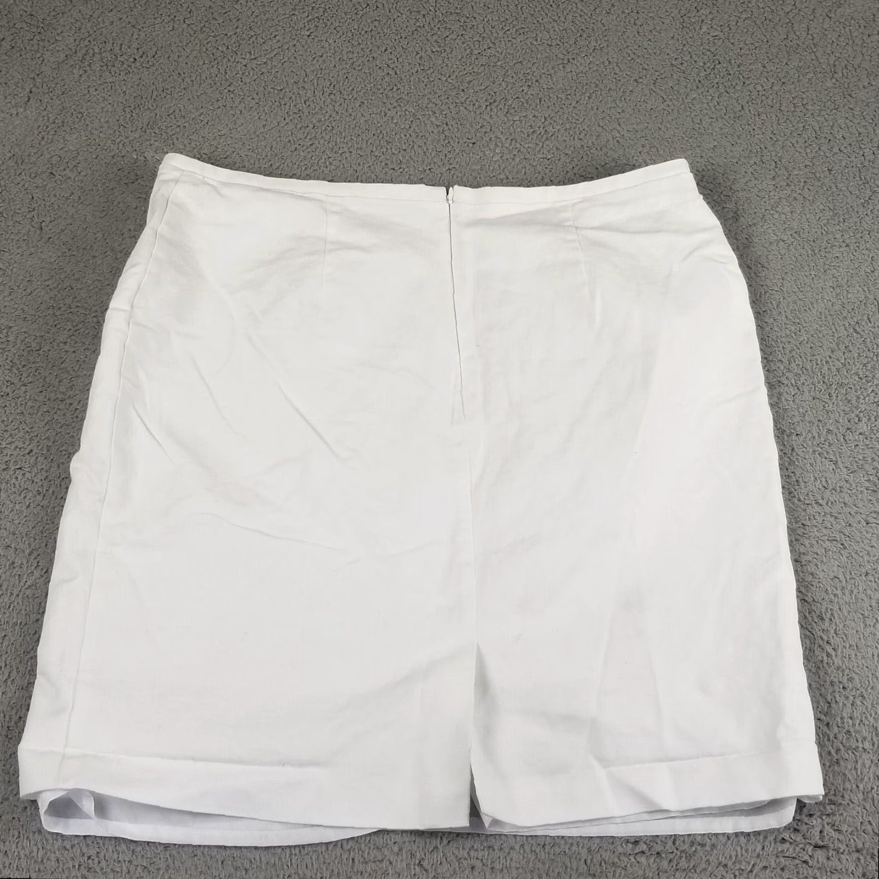 Worthington Worthington Lined Sheer Lace White Knee-length A-line Skirt Plus 20W Vintage No Mens Womens Girls Size 42" / US 20 - 2 Thumbnail