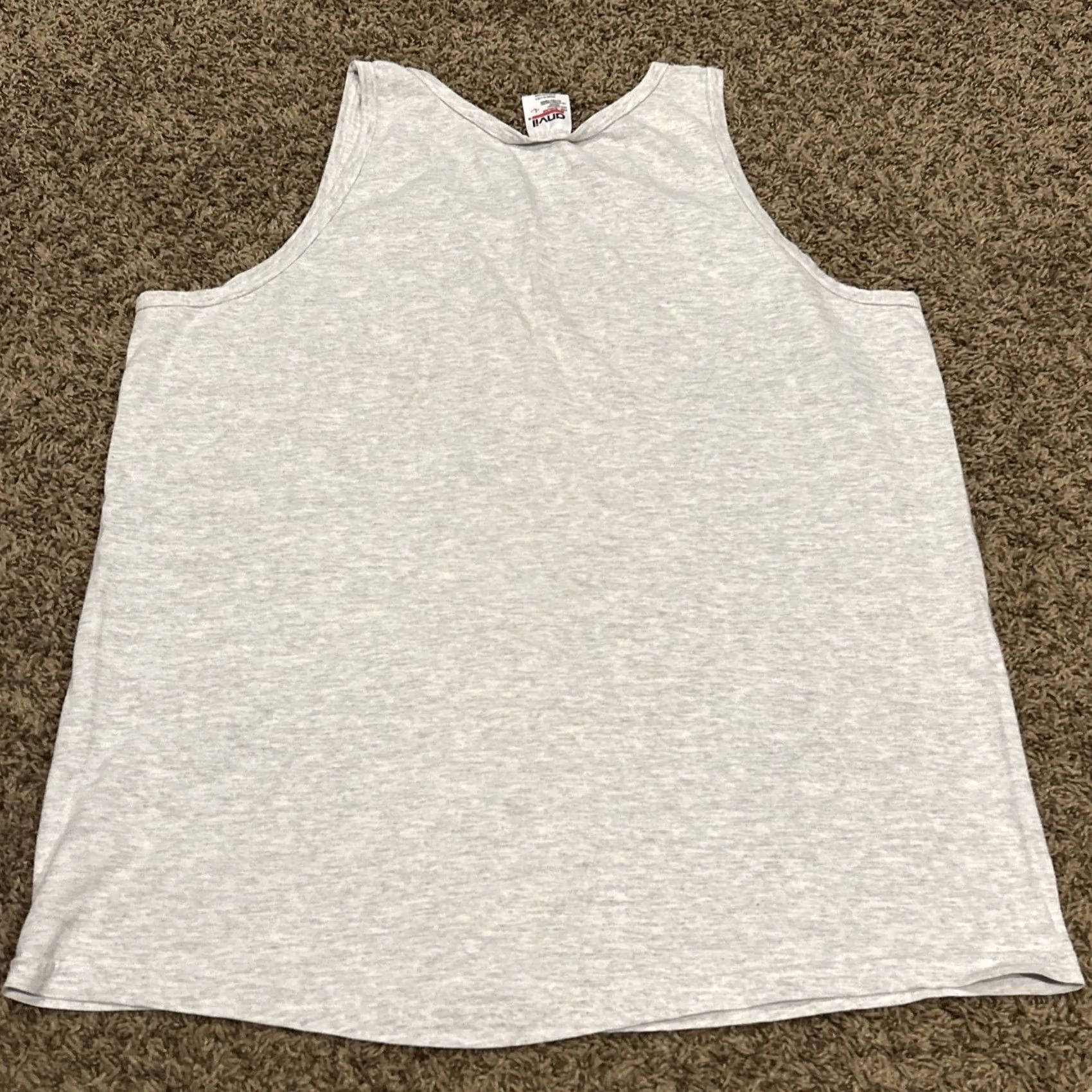 Anvil Easyriders Cafe Gray Tank Top Motorcycle Men's L Sleeveless T Shirt B30 Size US L / EU 52-54 / 3 - 3 Thumbnail