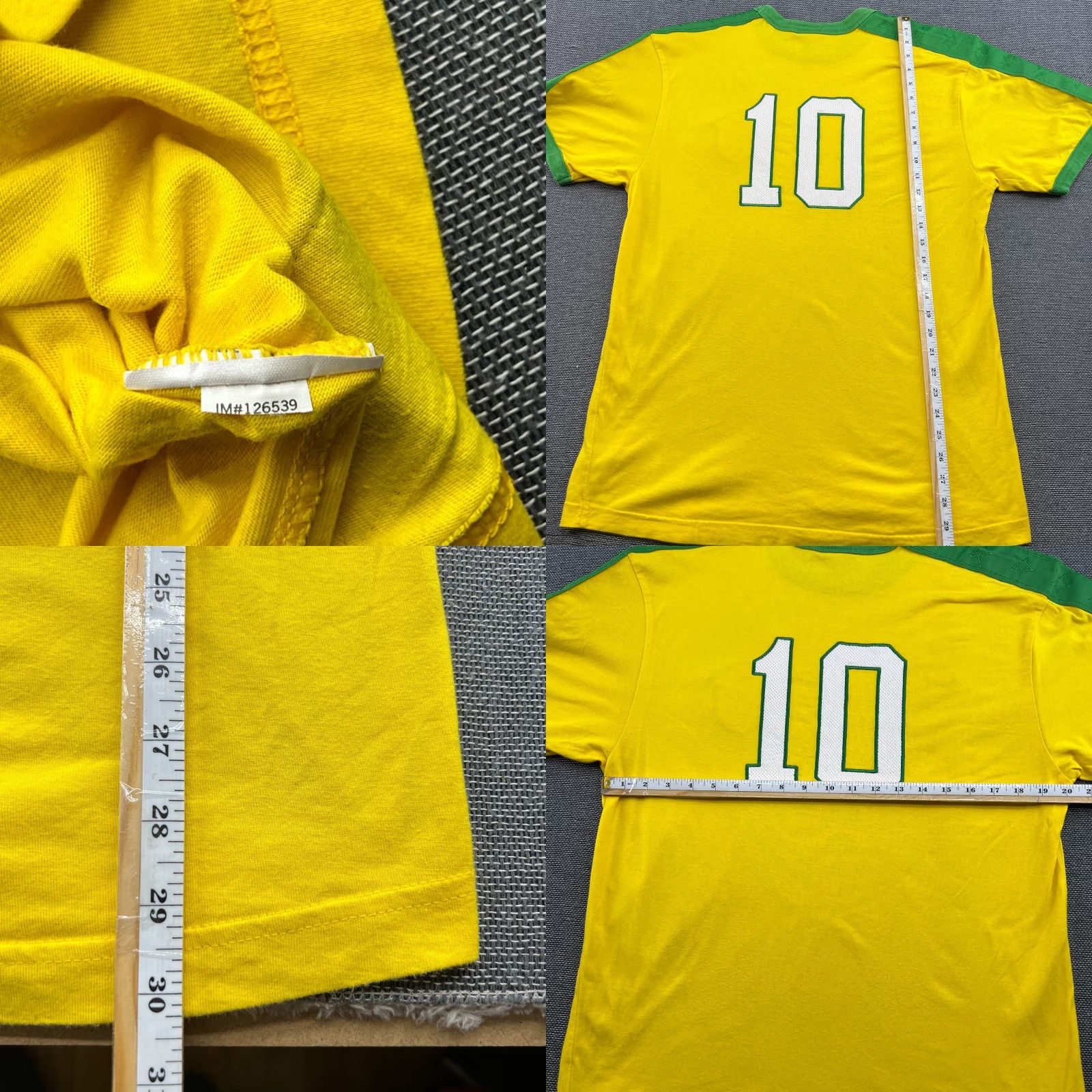 Nike Nike Brazil 2002 Retro Home Football Jersey Mens XL Yellow T-Shirt Short Sleeve Athletic Jersey Polarized Size US XL / EU 56 / 4 - 8 Thumbnail