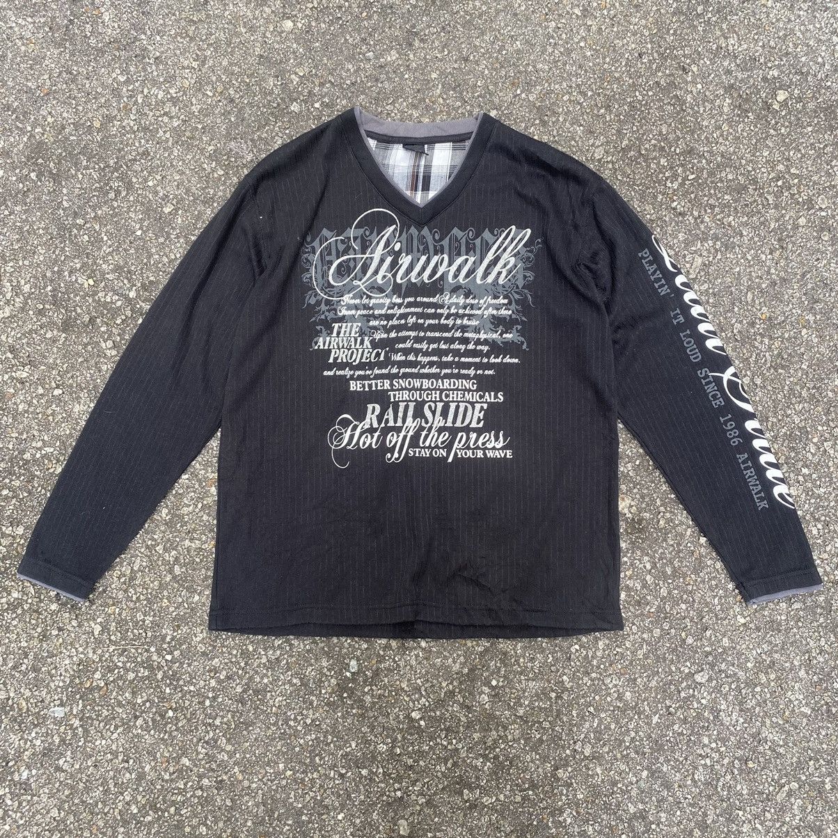 Other Airwalk Long Sleeve Poem Tshirt Skategang Size US L / EU 52-54 / 3 - 1 Thumbnail