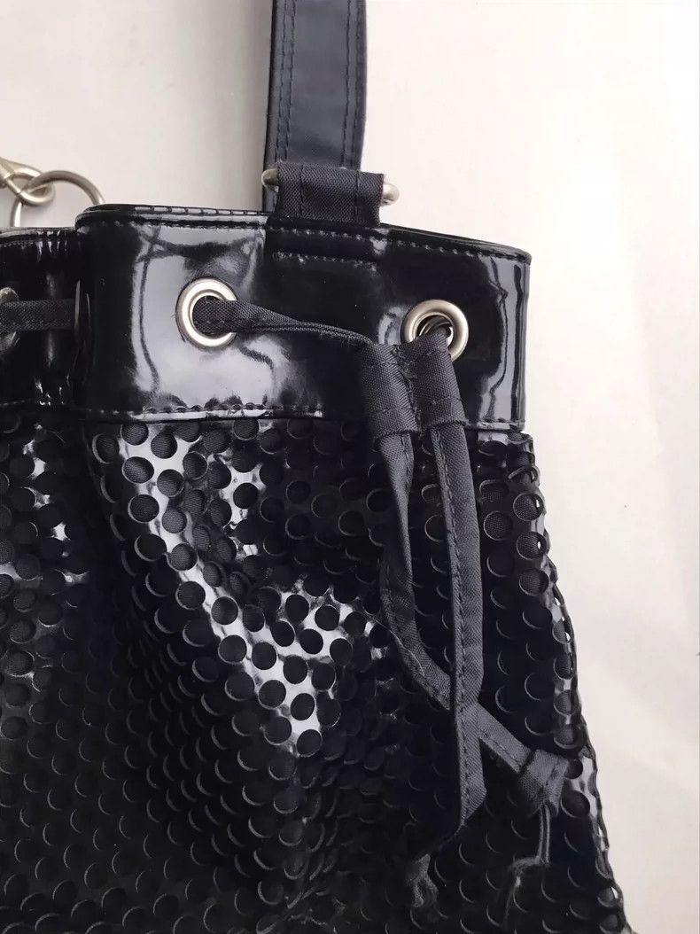 Jean Paul Gaultier Jean Paul Gaultier Patent leather mesh shoulder bag 2504-Ne Size ONE SIZE - 4 Thumbnail