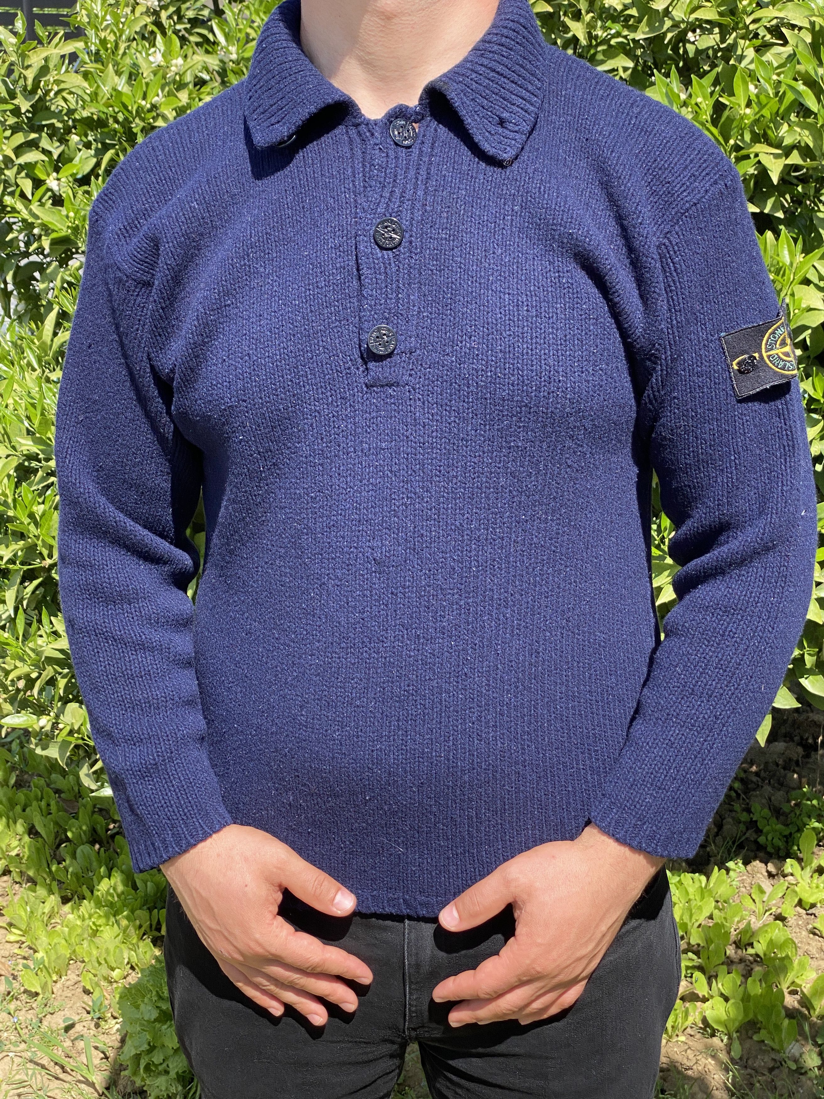 Stone Island Archive 1994 Stone Island Light Pullover Marina Size M Size US M / EU 48-50 / 2 - 1 Thumbnail