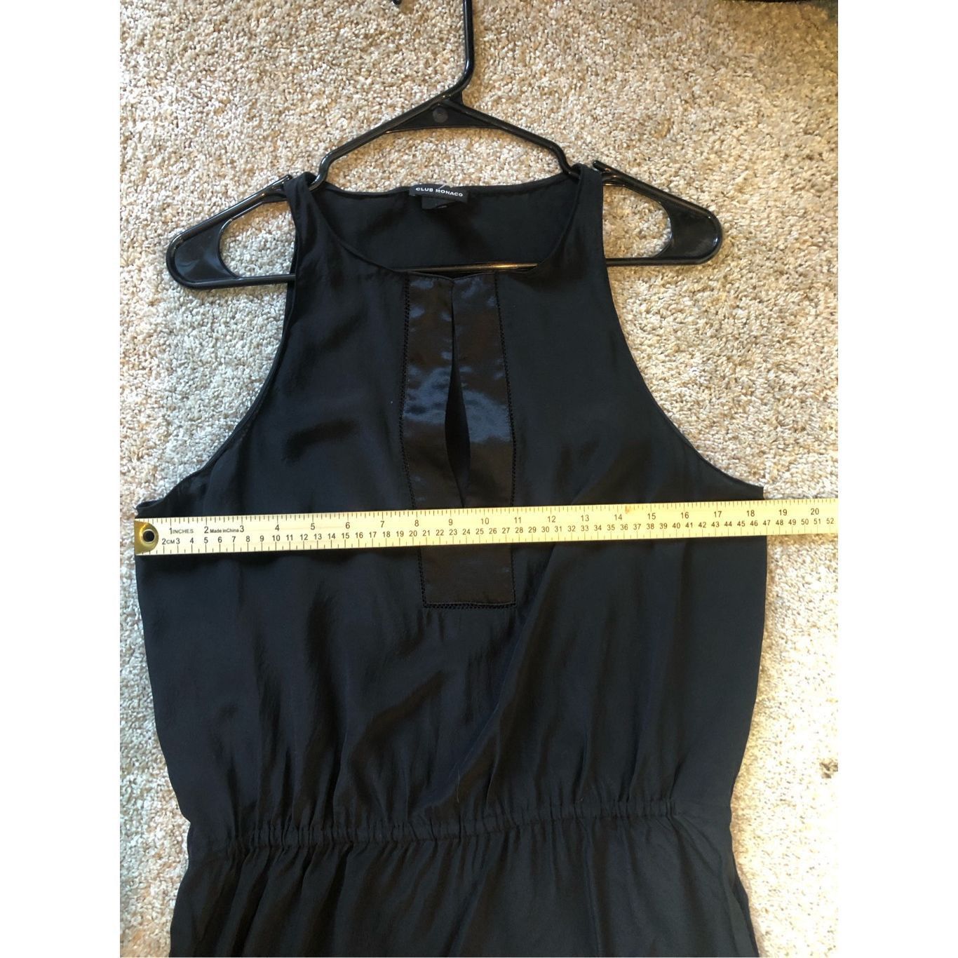 Club Monaco Club Monaco Women’s Black Elegant Silk Long Tank Dress Size Size L / US 10 / IT 46 - 6 Thumbnail