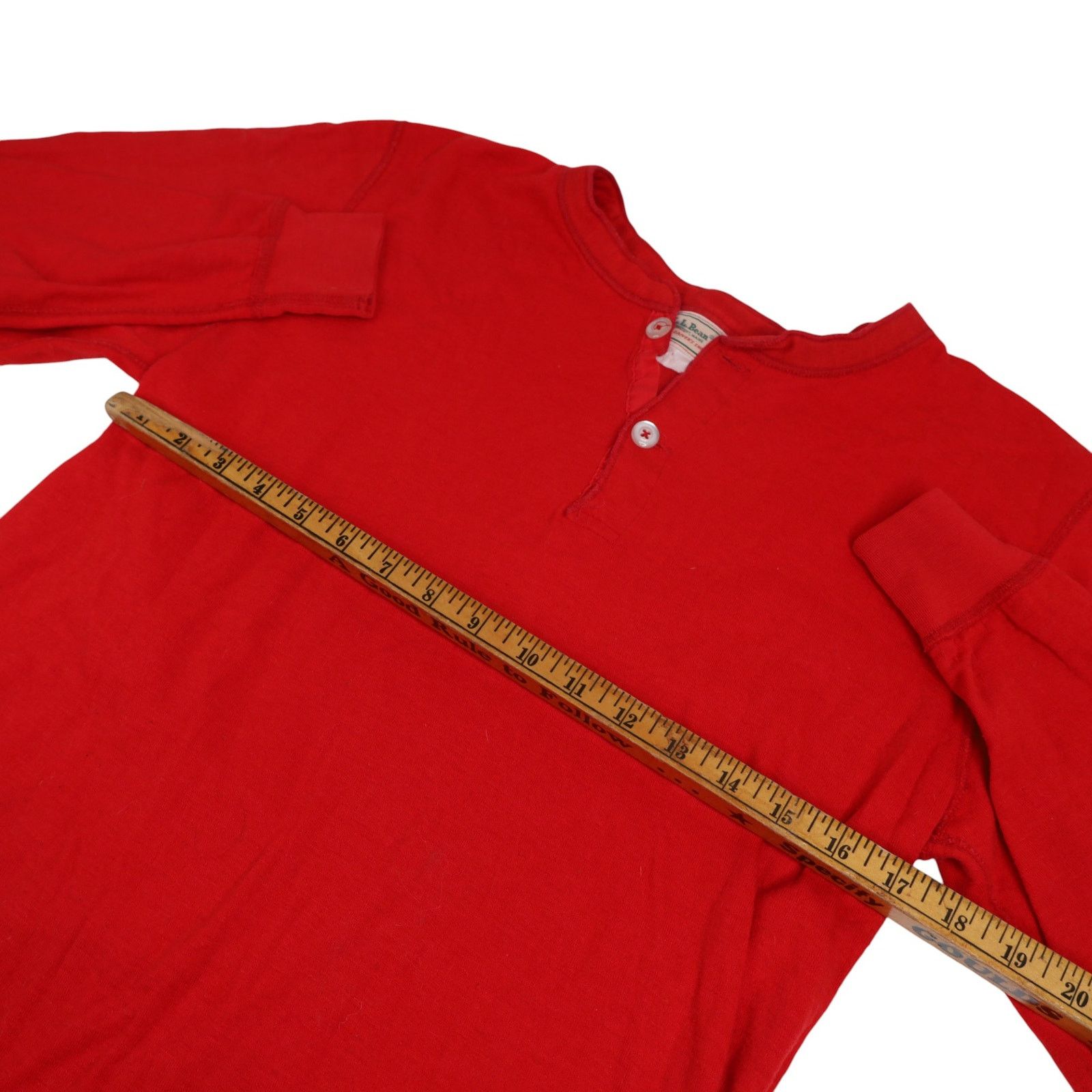 L.L. Bean × Vintage Vintage L.L.Bean Henley Under Shirt Size US L / EU 52-54 / 3 - 7 Thumbnail