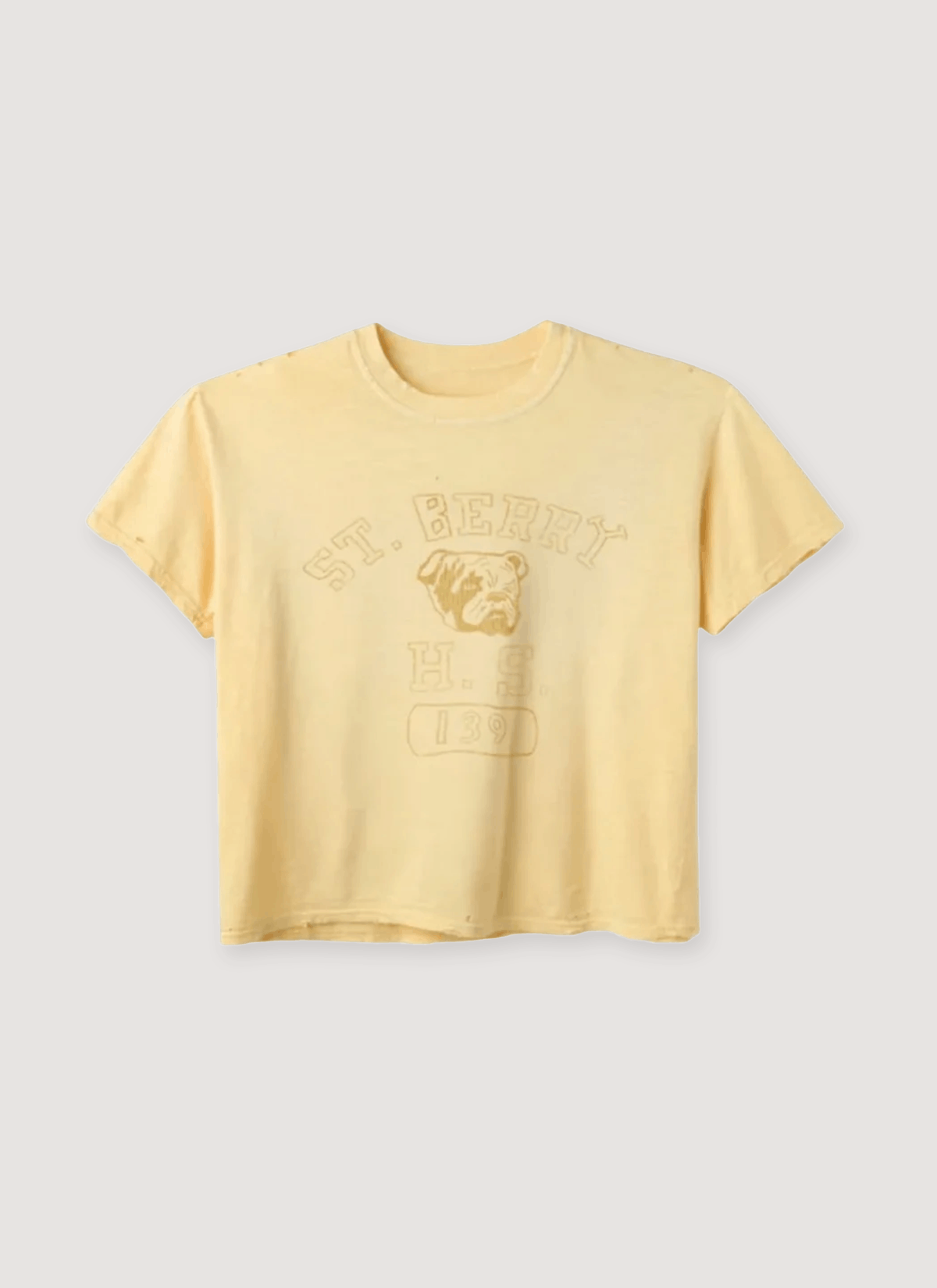 The GV Gallery GV Gallery St. Berry Tee Vintage Yellow Size US M / EU 48-50 / 2 - 1 Thumbnail