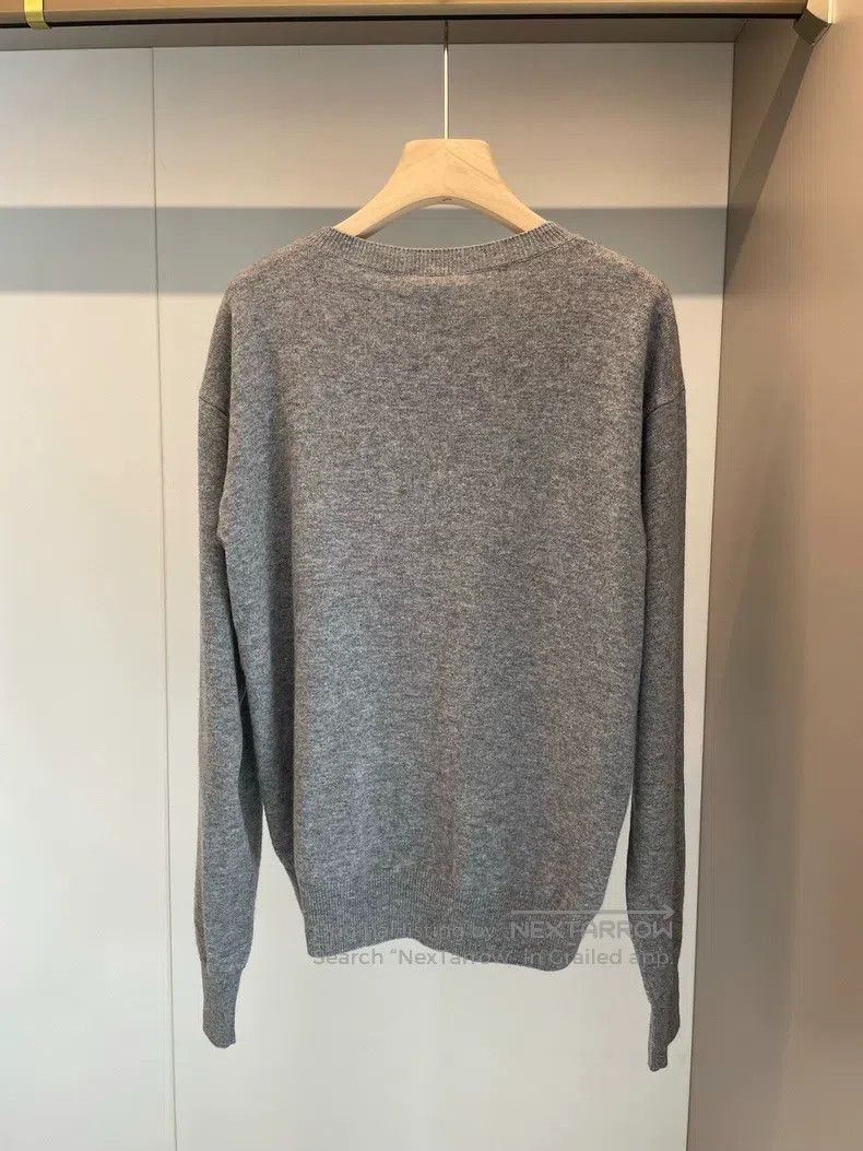 Loewe Loewe Gray printed cashmere sweater Size M / US 6-8 / IT 42-44 - 2 Thumbnail