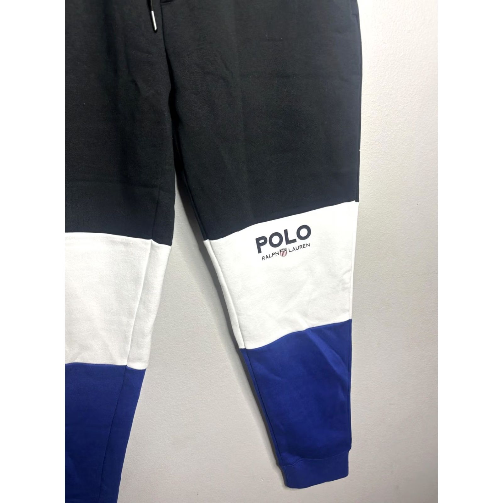 Polo Ralph Lauren Polo Ralph Lauren Pants Mens Small Black White Colorblock Joggers Sweatpants Size US S / EU 44-46 / 1 - 2 Thumbnail
