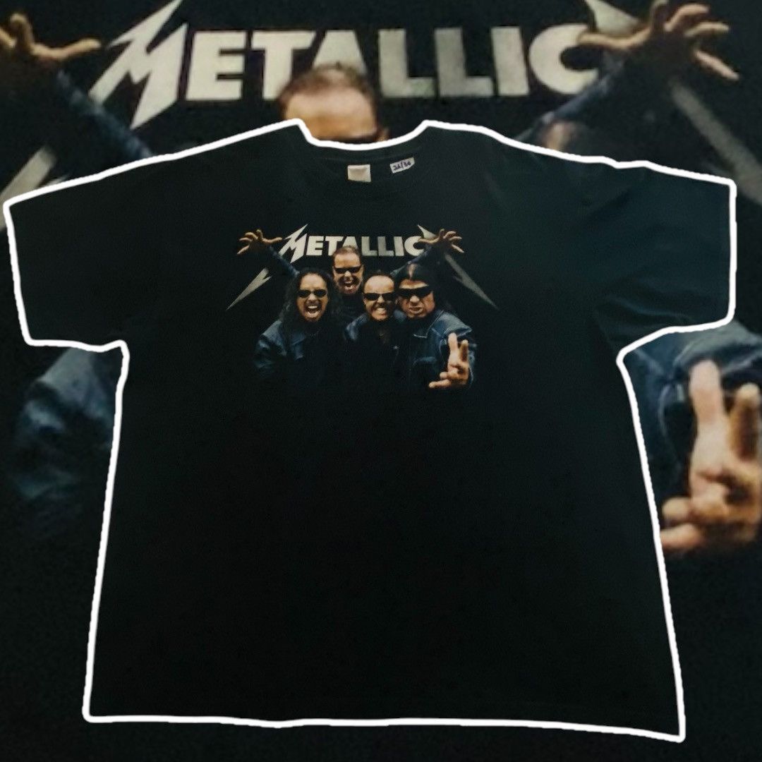 Band Tees Metallica - World Magnetic Tour Band Tee Size US XL / EU 56 / 4 - 1 Thumbnail