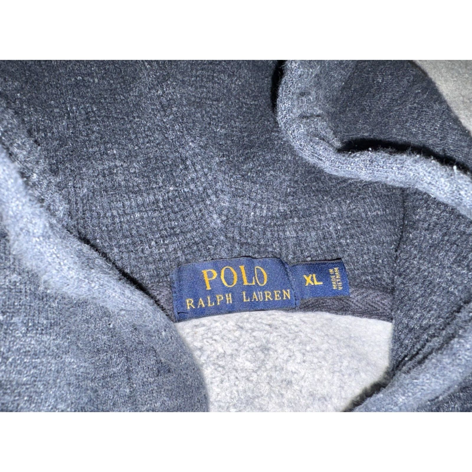 Polo Ralph Lauren Polo Ralph Lauren full zip Hoodie Sweater Mens XL Gray Size US XL / EU 56 / 4 - 3 Thumbnail