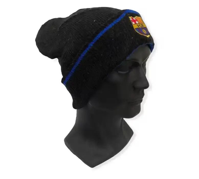 Sports Specialties Vintage Fc Barcelona Logo Beanie Hat Size ONE SIZE - 3 Thumbnail