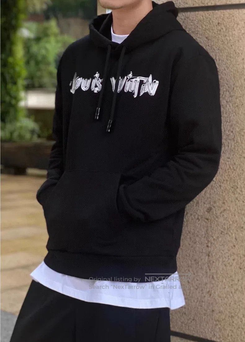 Louis Vuitton Louis Vuitton Black Hoodie Size US XS / EU 42 / 0 - 7 Thumbnail