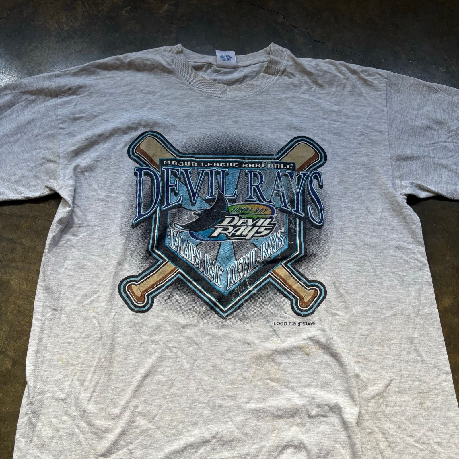 MLB Cool Vintage Tampa Bay Devil Rays MLB T-shirt Size US XL / EU 56 / 4 - 2 Thumbnail