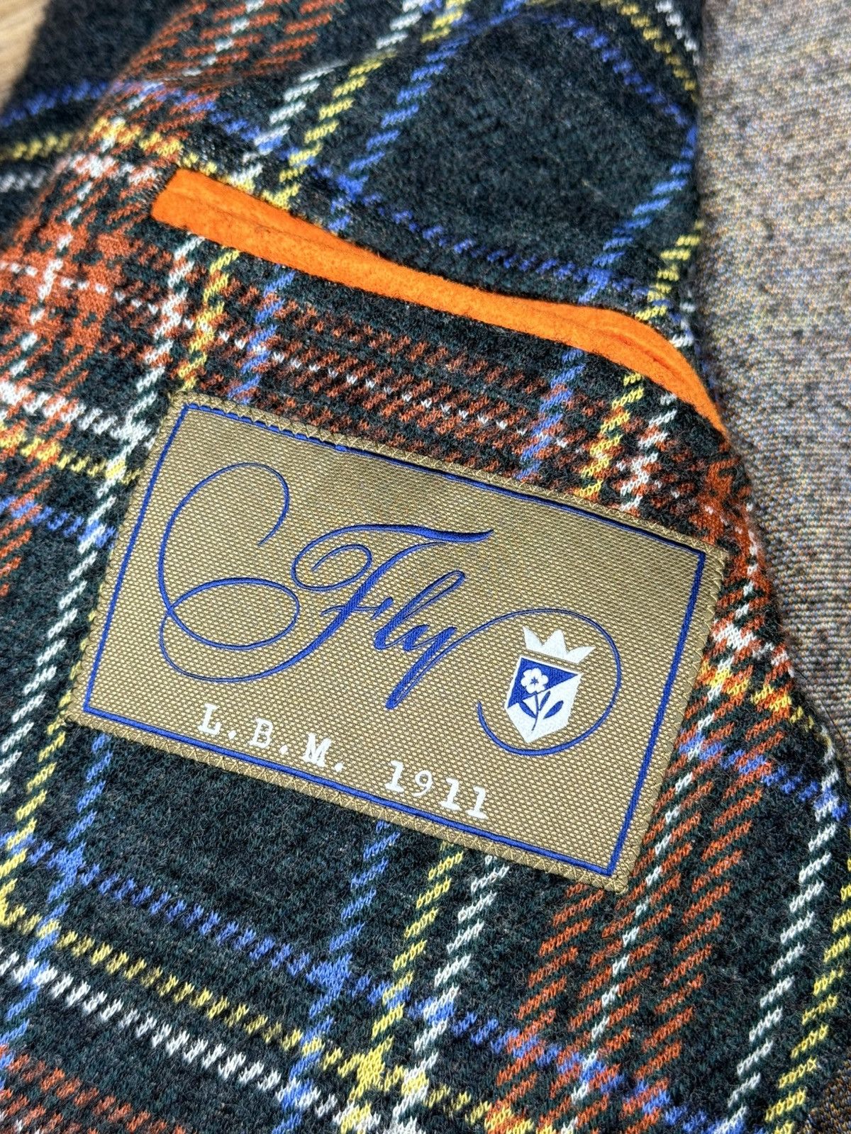 L.B.M. 1911 × Luigi Bianchi L.B.M 1911 Wool Checked Multicolour Two Piece Blazer Jacket Size 46R - 14 Thumbnail
