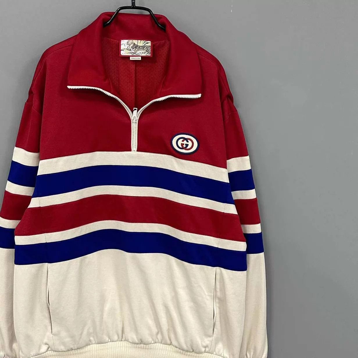 Gucci GUCCI Tiger Half-Zip Jacket L 99 New Size US L / EU 52-54 / 3 - 2 Thumbnail