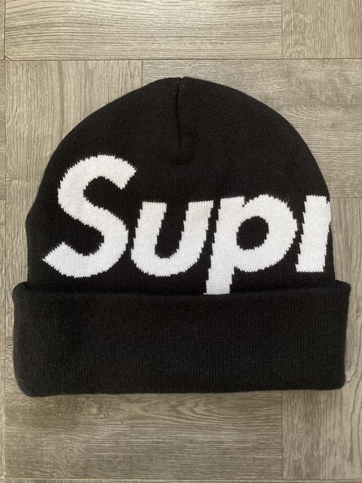 Supreme Supreme Big Logo Beanie (Black) | Grailed