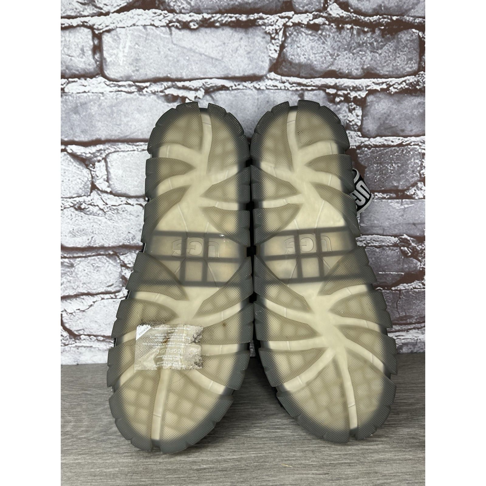 Ugg UGG Fuzzita Black Fur Slingback Slipper Platform Sandals Wom Size US 10 / IT 40 - 8 Thumbnail