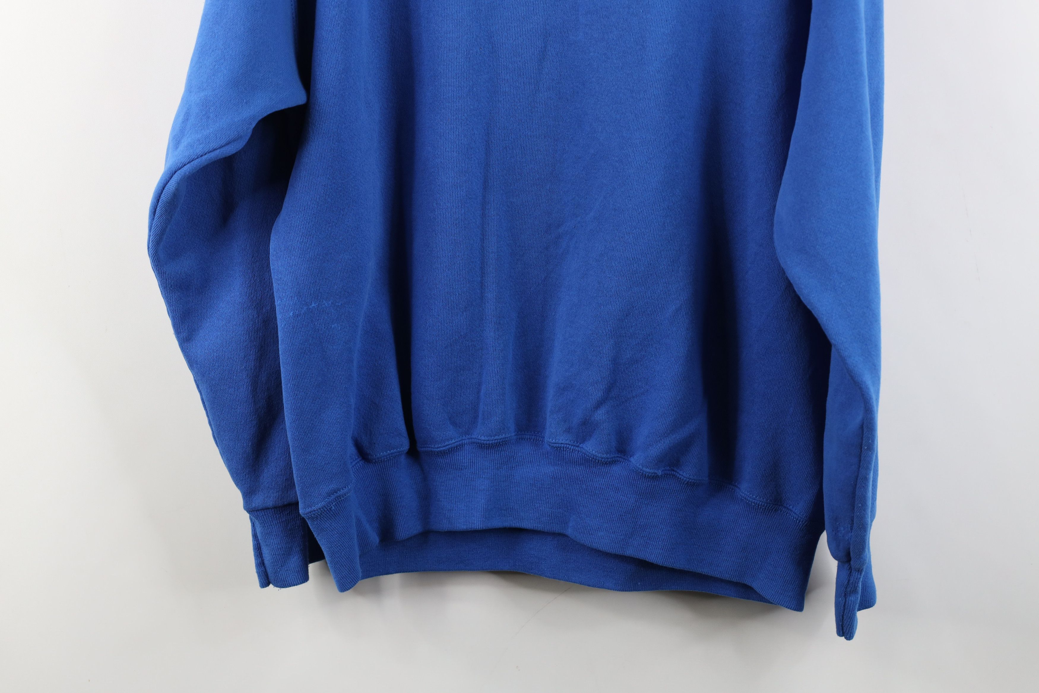 Vintage Vintage 80s 90s Streetwear Crewneck Sweatshirt Blue USA Size US L / EU 52-54 / 3 - 12 Thumbnail