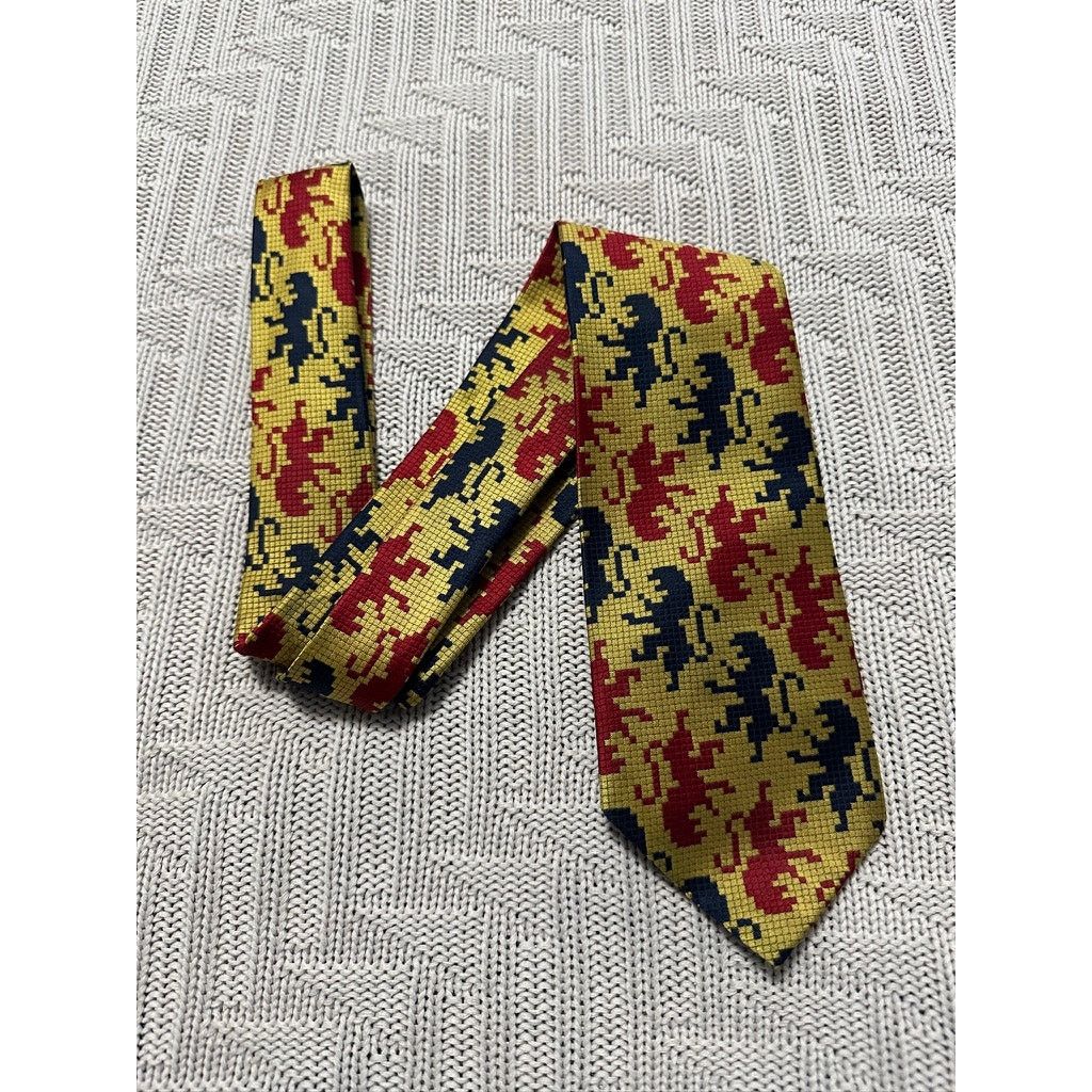 Vintage Vintage 70s Habands lion polyester tie Size ONE SIZE - 1 Thumbnail