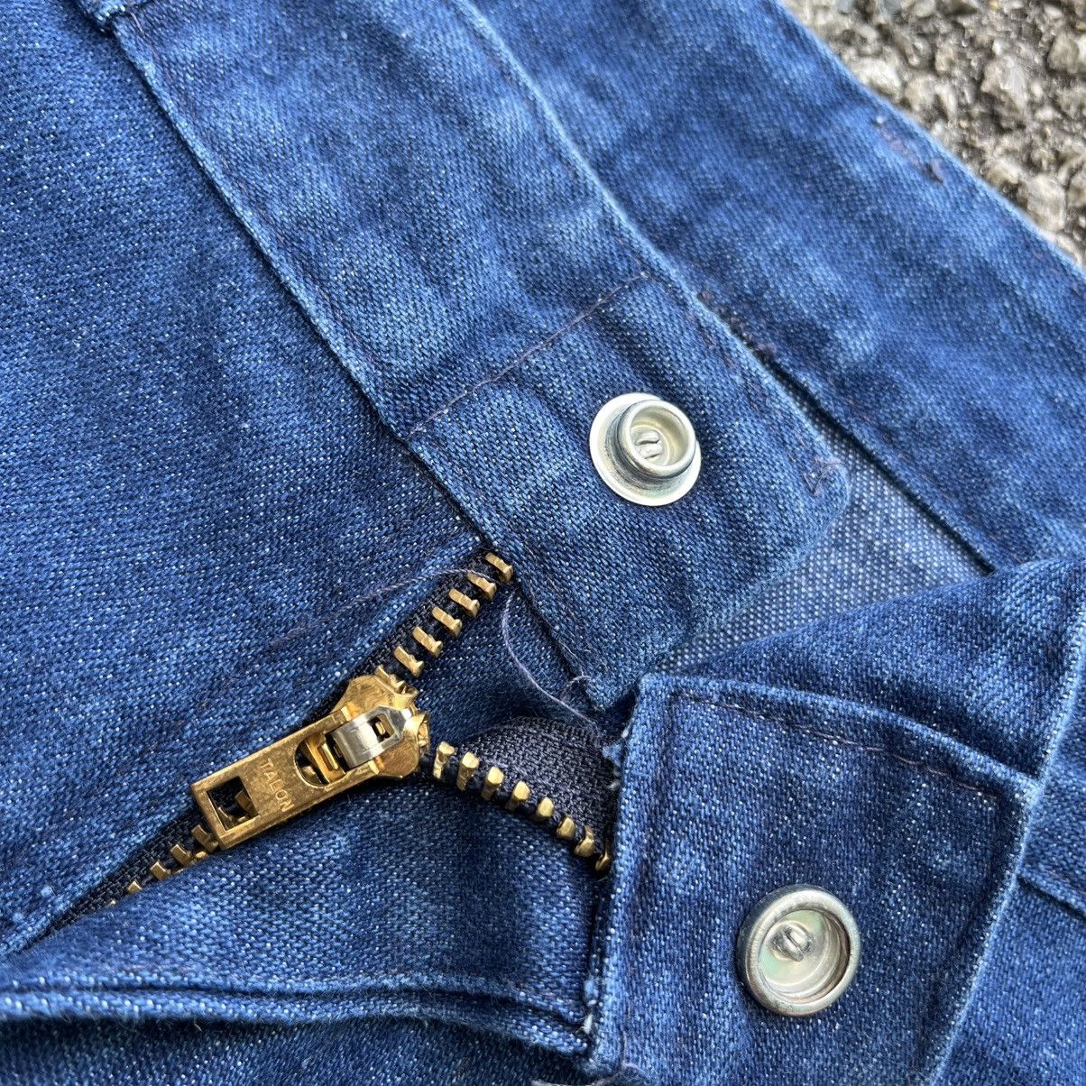 Vintage VINTAGE 70s 80s USN SEAFARER DUNGAREE FLARE DENIM JEANS Size US 31 - 6 Thumbnail