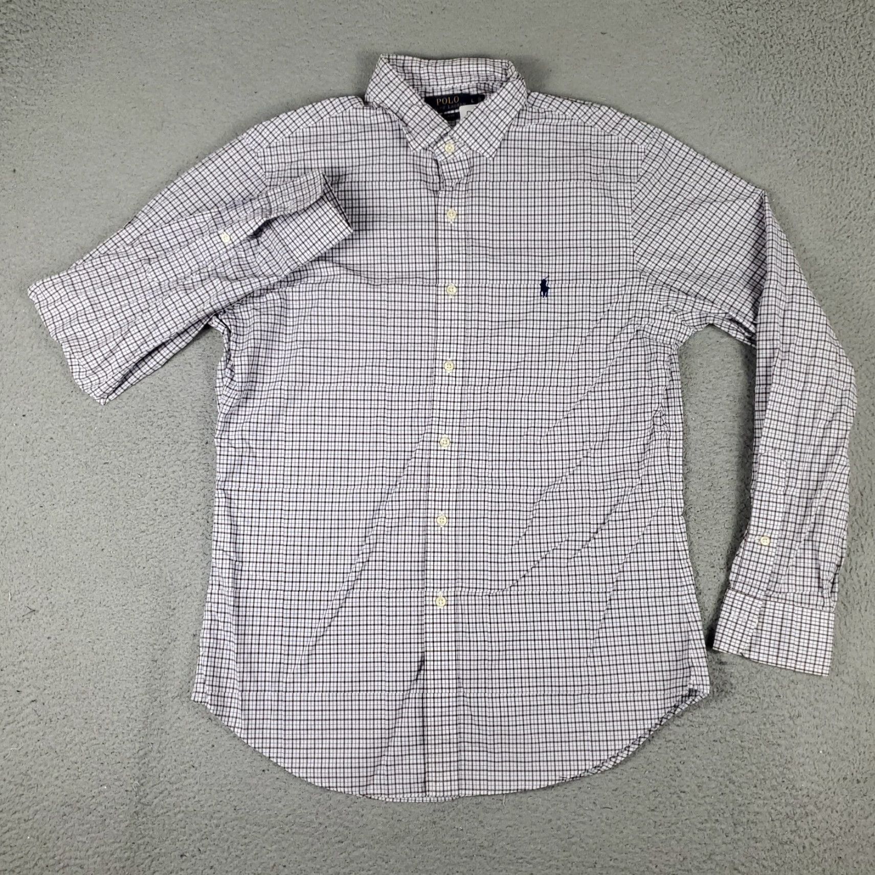 Ralph Lauren Ralph Lauren Shirt Large Blue Plaid Pony Casual Button Up Long Sleeve Classic Mens Size US L / EU 52-54 / 3 - 3 Thumbnail
