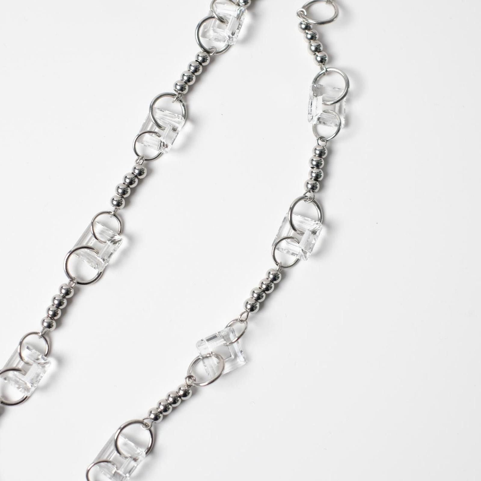 Other Handmade Metallic Crystal Chain Necklace Size ONE SIZE - 4 Thumbnail