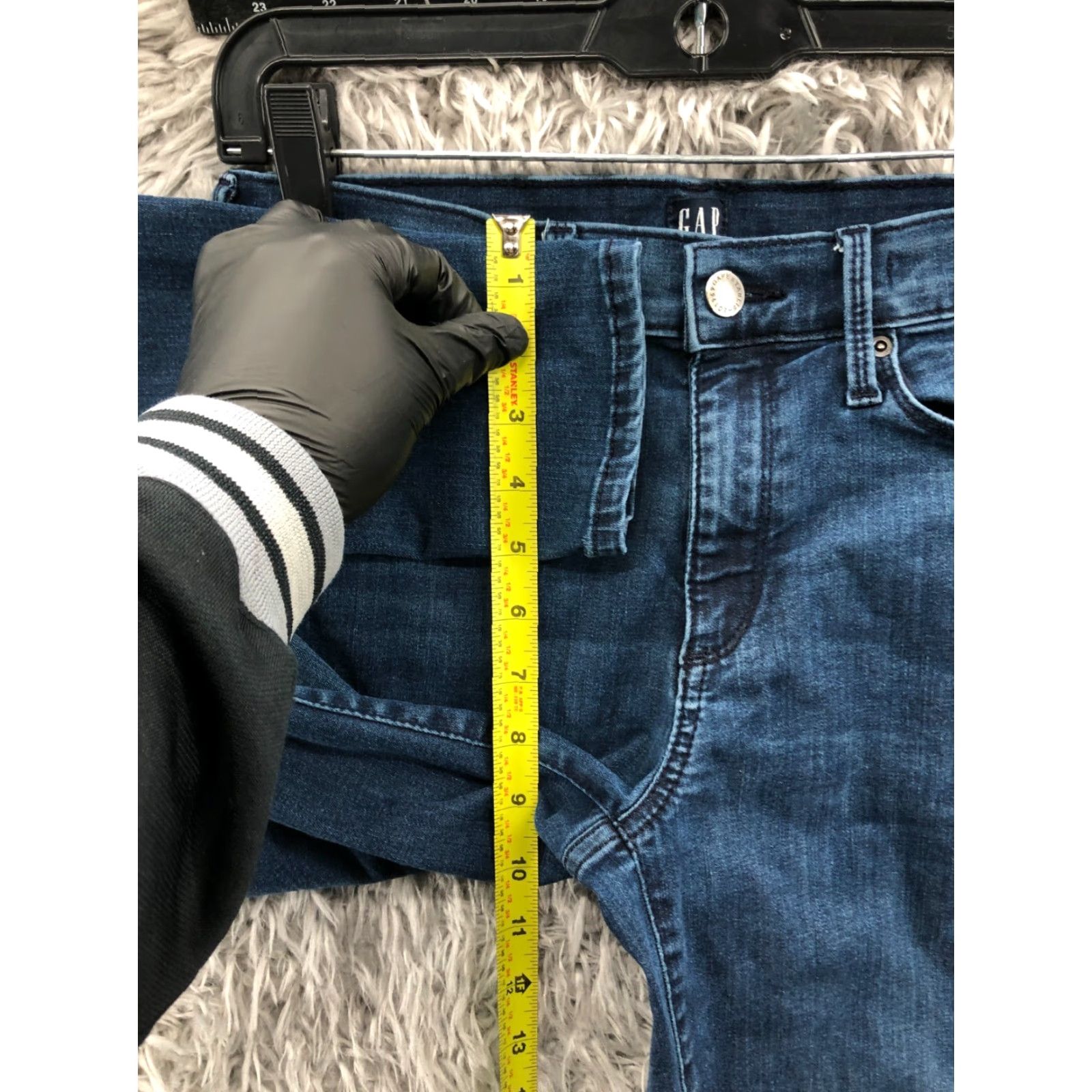 Gap Gap 1969 Always Skinny Jeans Medium Wash Blue Denim Womens Size 4 Mid Rise 28in Inseam denim jeans Size 27" / US 4 / IT 40 - 3 Thumbnail