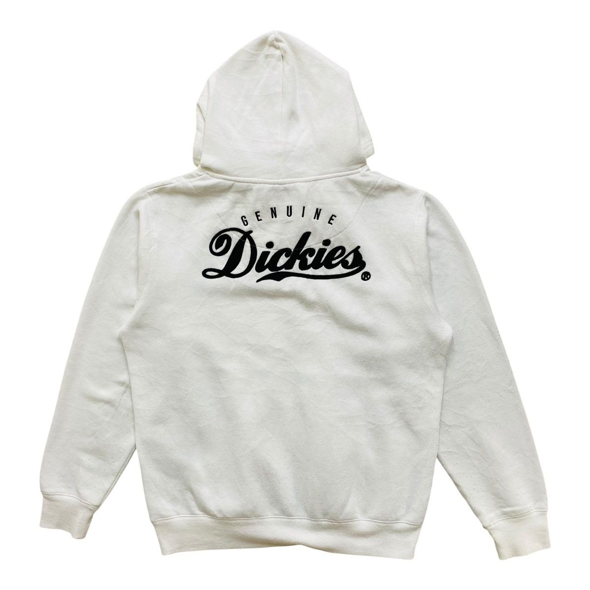 Dickies Vintage Dickies Hoodie White Cream Colour Embroidery Logo Size US L / EU 52-54 / 3 - 1 Thumbnail