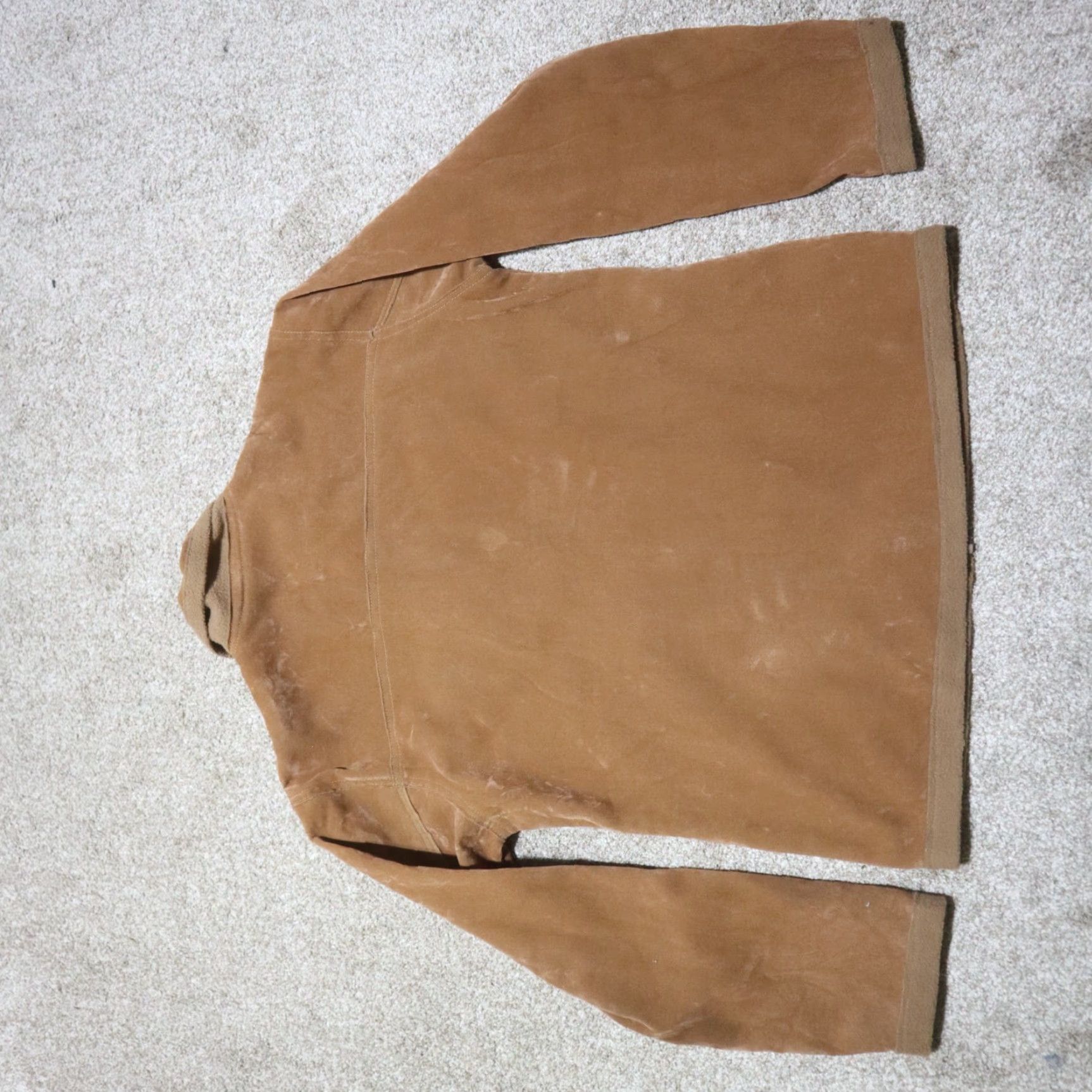 Vintage Karen Scott Jacket XL Women Tan Brown Zip Up Coat/Vest? Size XL / US 12-14 / IT 48-50 - 6 Thumbnail