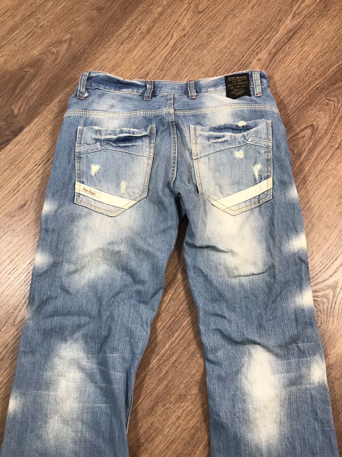 Japanese Brand × Vintage Vintage Distressed Denim Pants Jeans Size US 33 - 15 Thumbnail