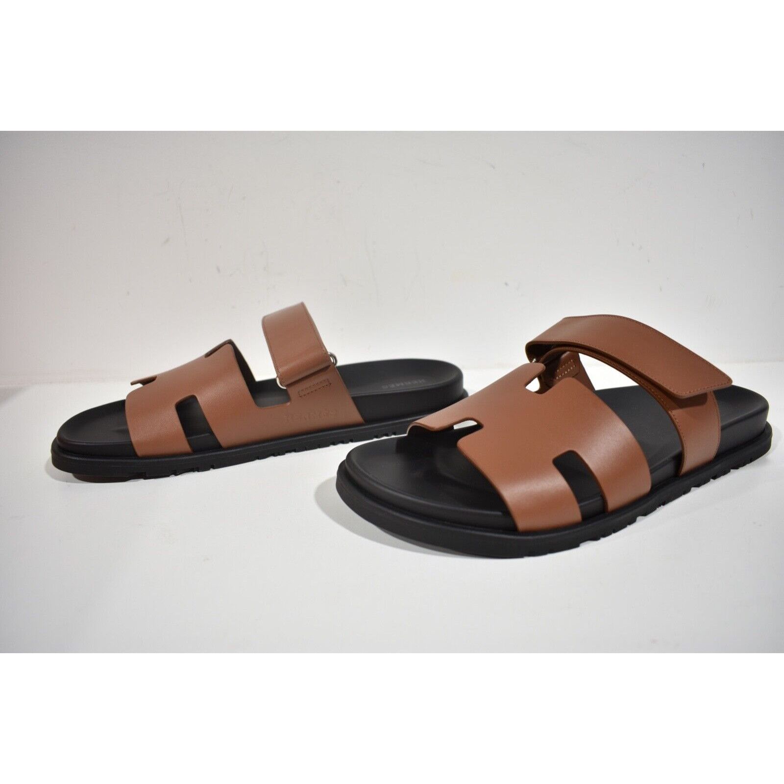 Hermes Hermes Chypre Sandal Men Logo Slide Slip On Flat 44.5 11.5 Size US 11.5 / EU 44-45 - 10 Thumbnail