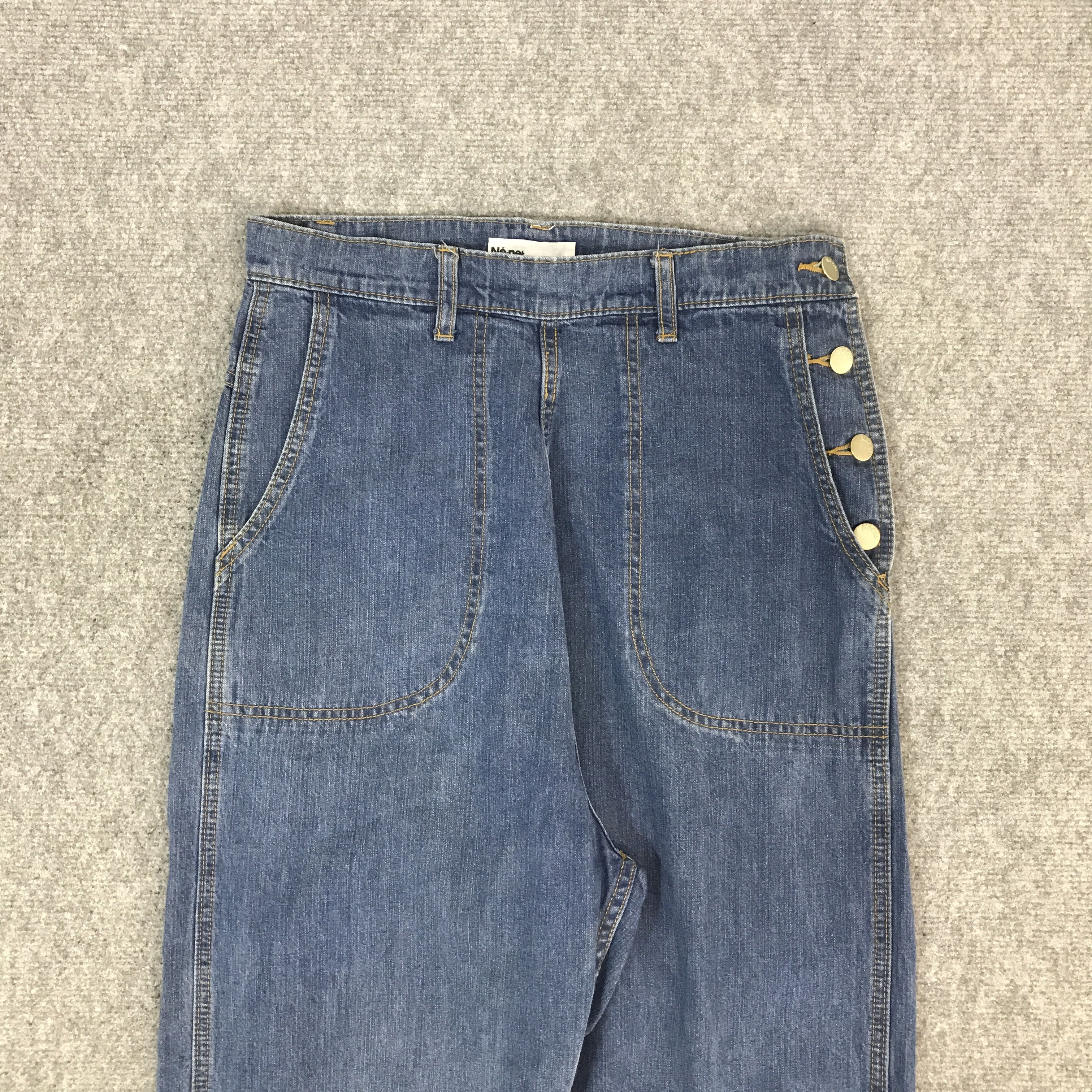 Ne-Net NE-NET BY ISSEY MIYAKE BAGGY JEANS DENIM Size US 28 / EU 44 - 3 Thumbnail