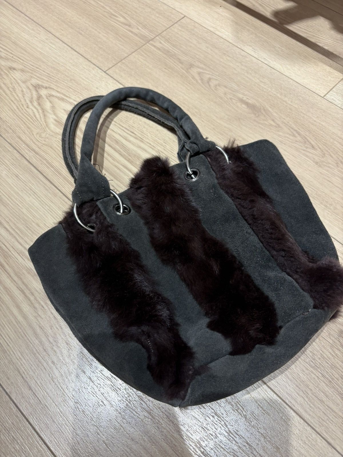 Vintage y2k fur bag Size ONE SIZE - 6 Thumbnail