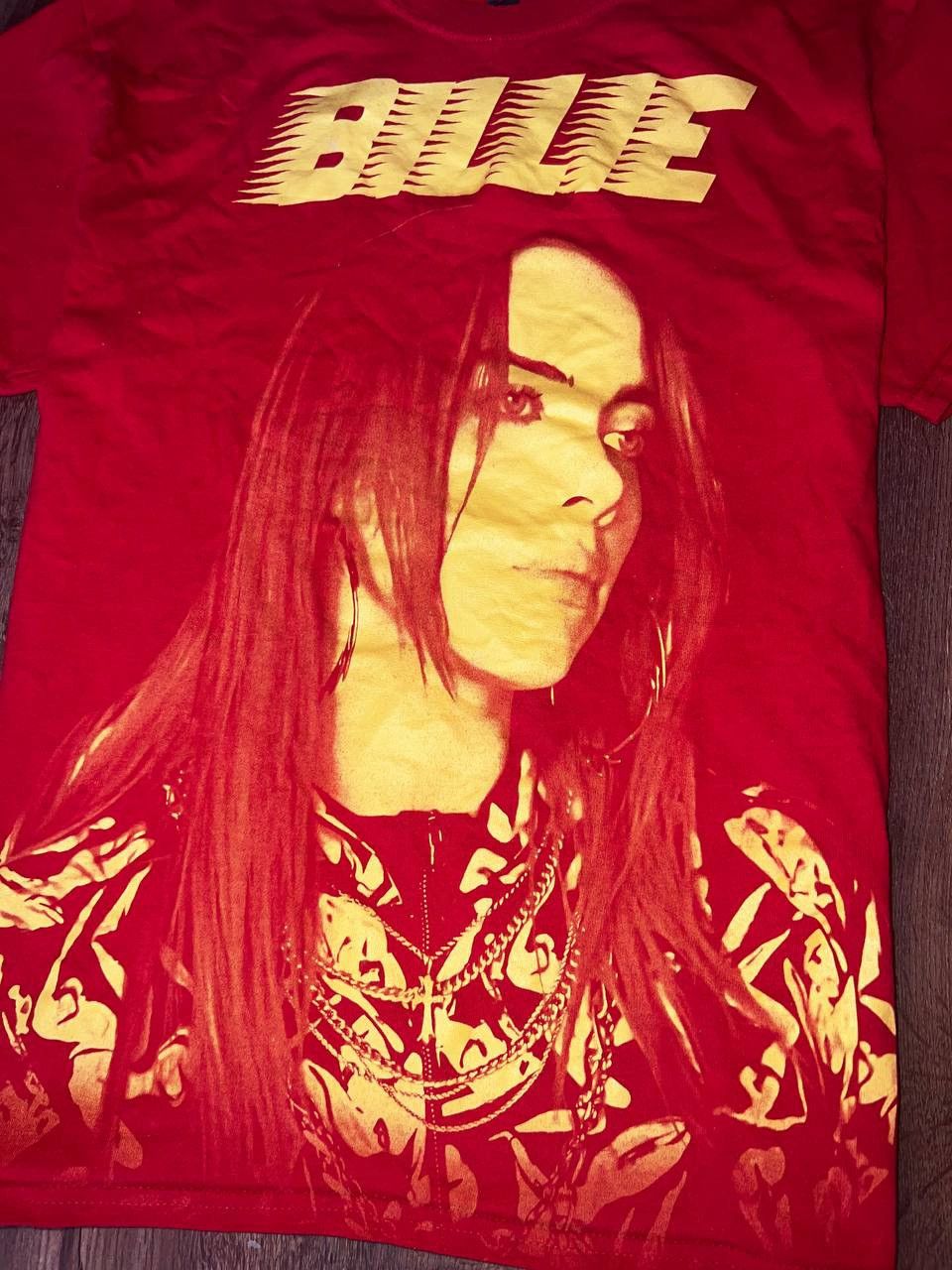 Band Tees × Billie Eilish × Ghost Supply Billie Eilish Flamed Ghost T-Shirt Size US M / EU 48-50 / 2 - 3 Thumbnail