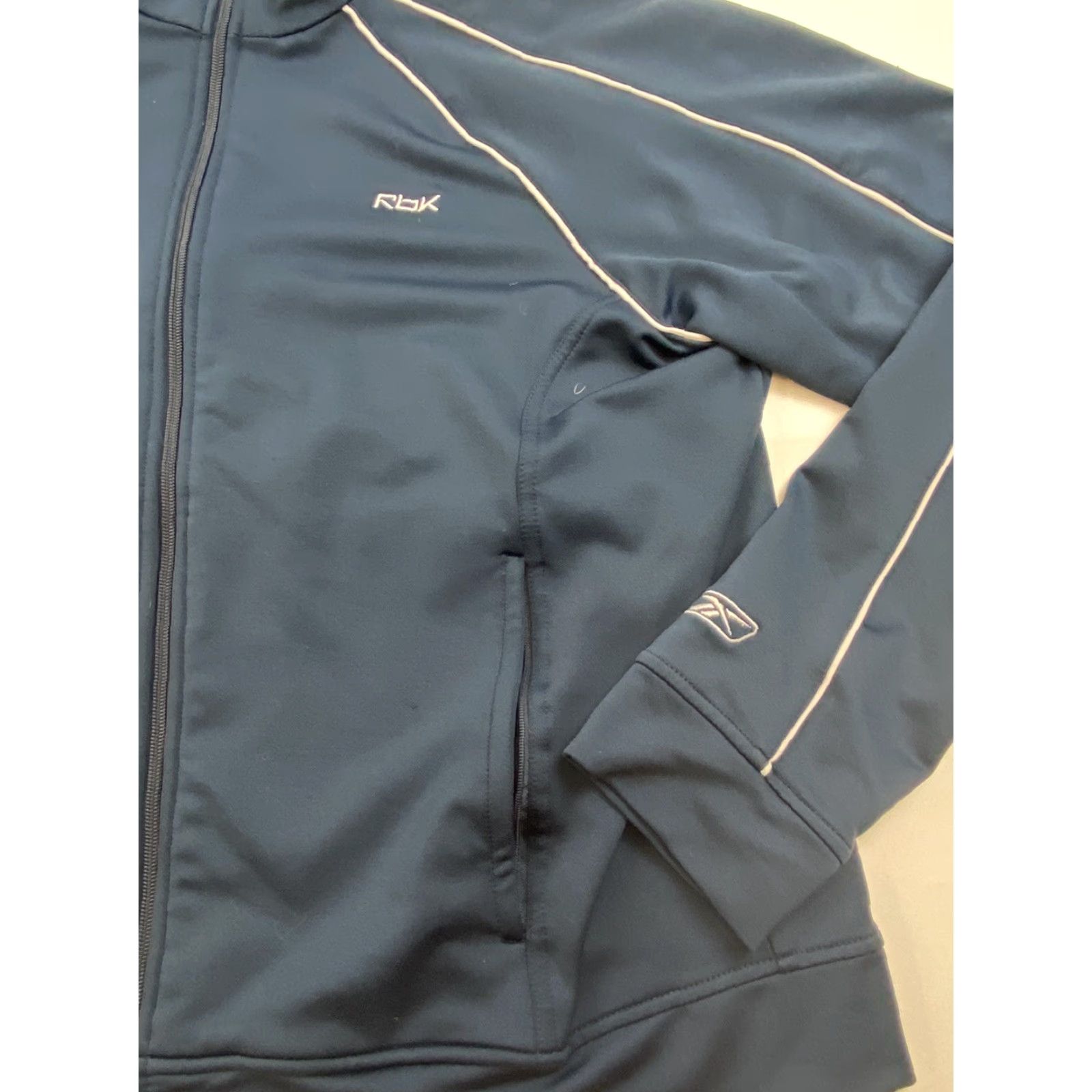 Reebok Reebok Track Jacket Women Large Blue Size L / US 10 / IT 46 - 6 Thumbnail