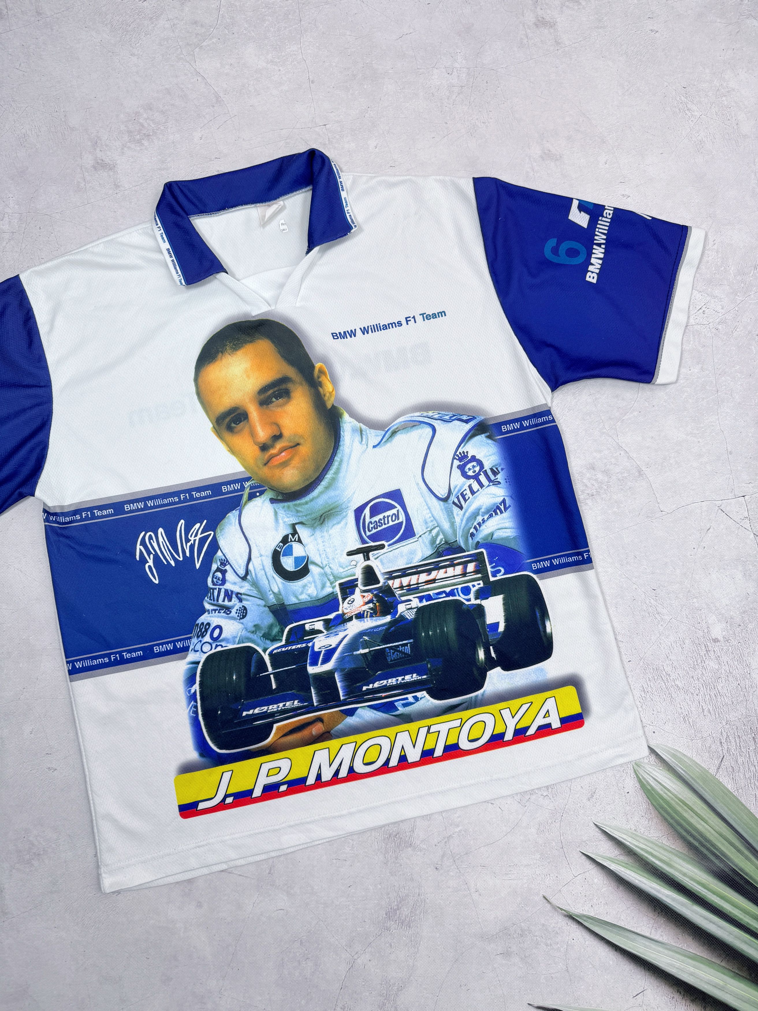 BMW × Formula 1 Vintage BMW Williams F1 Team T-Shirt J.P. MONTOYA Size US M / EU 48-50 / 2 - 4 Thumbnail