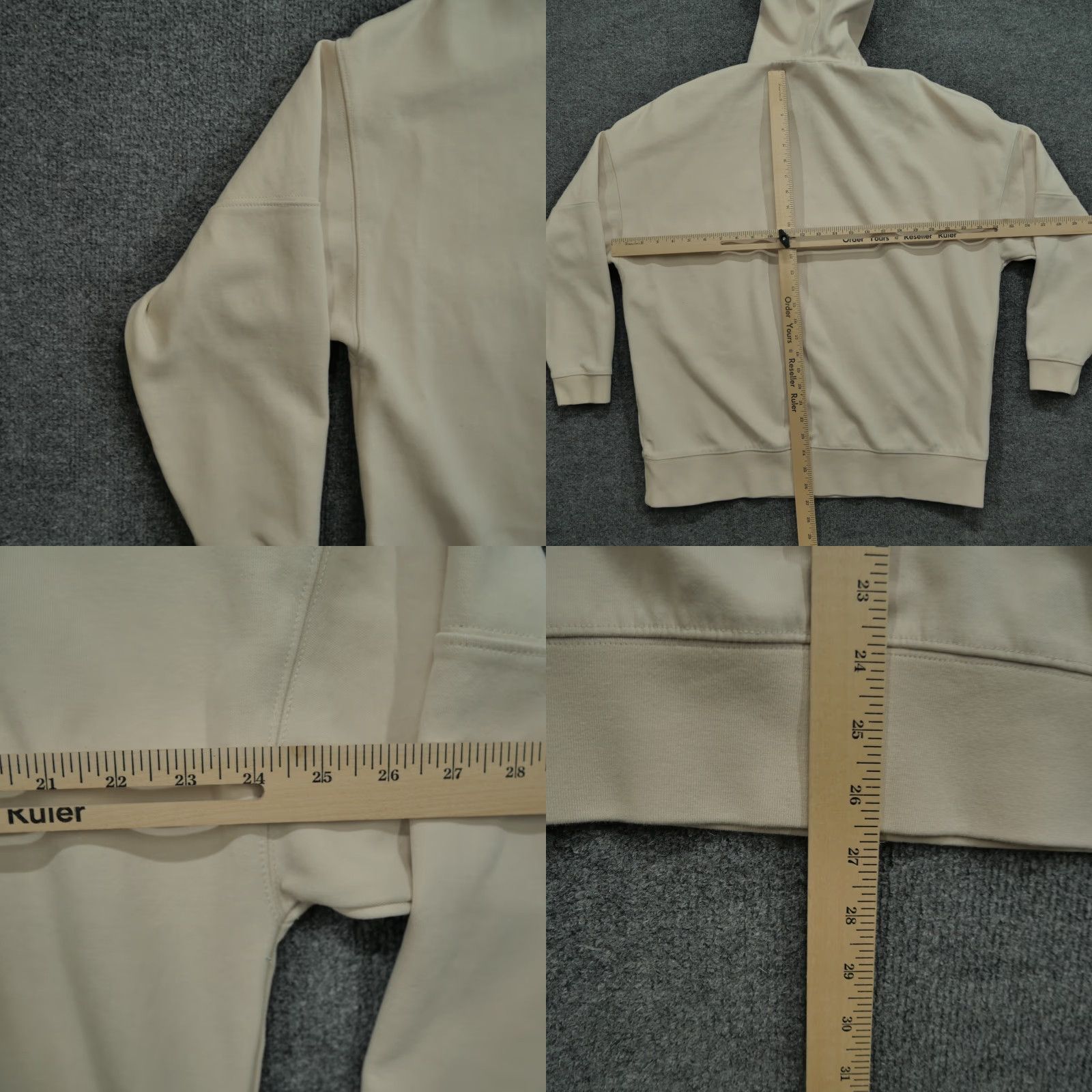Zara Zara Hoodie Mens Large Tan Cream Pullover Hooded Crew Neck Sweatshirt Logo Classic Unisex Adults L Beige Sty le: Pullover, Hoodie - 90s/ -None Size US L / EU 52-54 / 3 - 8 Thumbnail