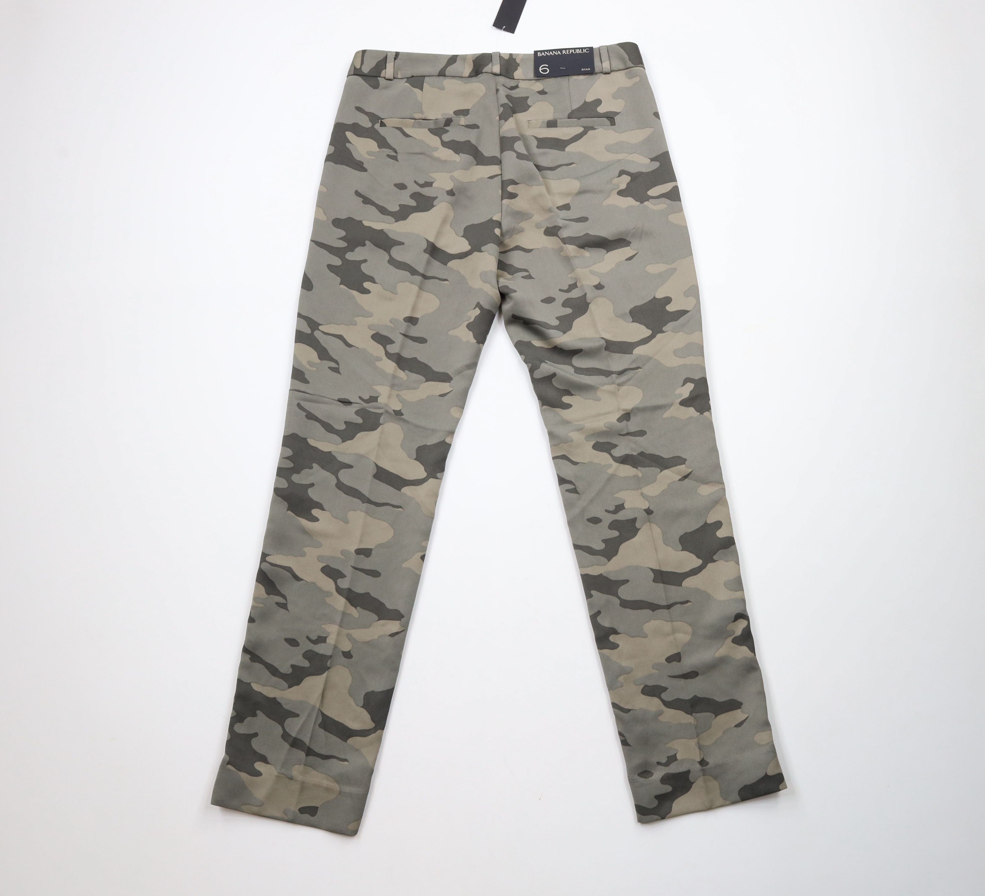 Banana Republic × Vintage New Banana Republic Mid Rise Straight Leg Camouflage Pants Size 28" / US 6 / IT 42 - 7 Thumbnail