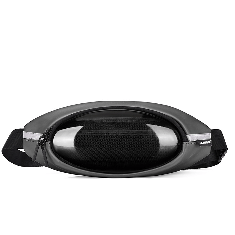 Japanese Brand Clear Panel Waist Bag - See-Through Design Size ONE SIZE - 3 Thumbnail
