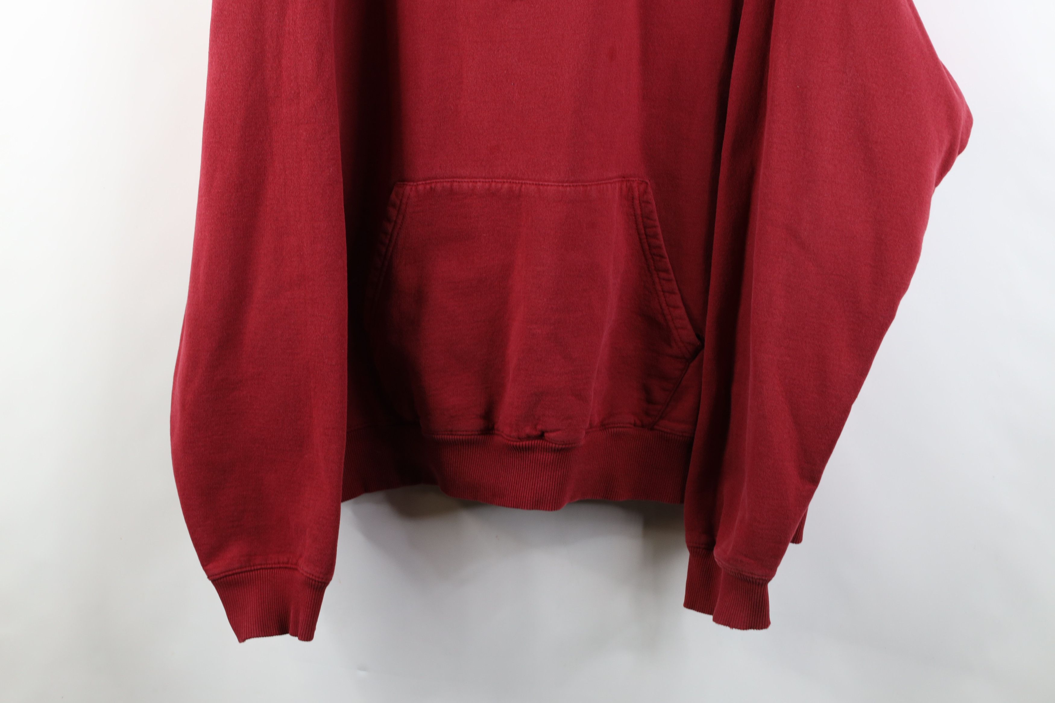 Champion Vintage Champion Classic Logo Hoodie Sweatshirt Red Size US XL / EU 56 / 4 - 3 Thumbnail