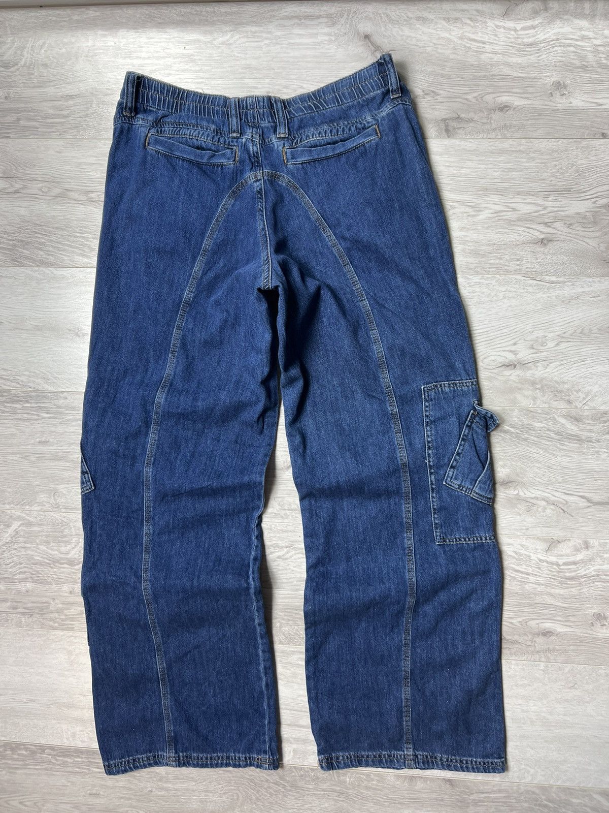 Bdg BDG Multi Pocket Baggy Denim Pants Wide Leg Jeans Size US 34 / EU 50 - 11 Thumbnail
