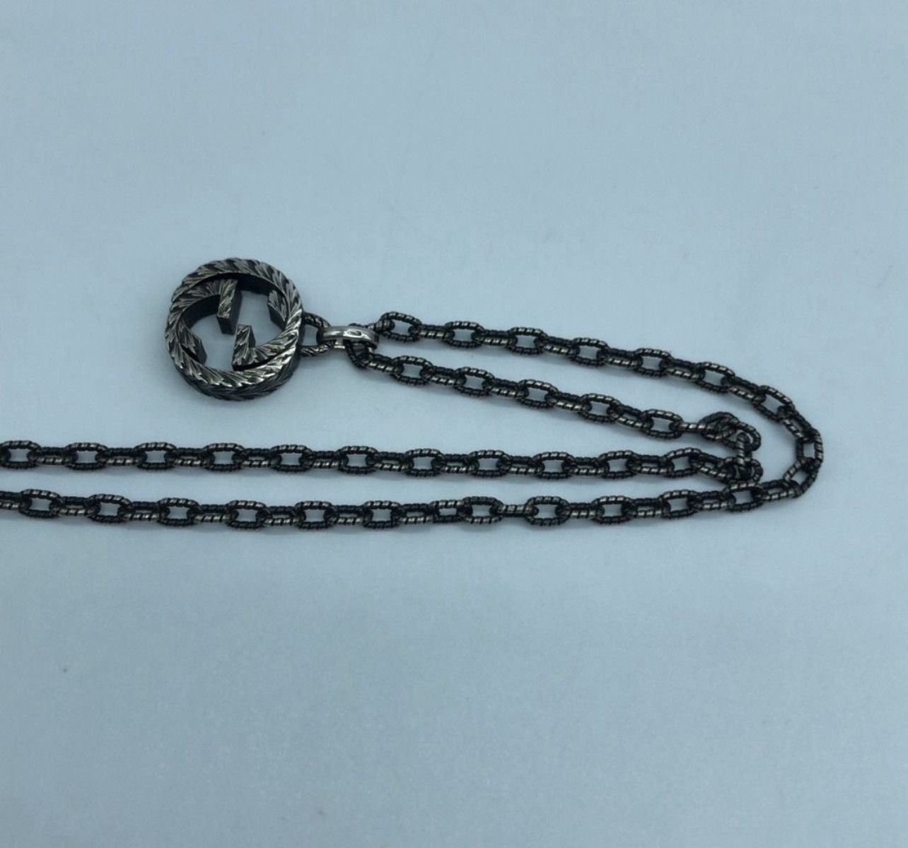 Gucci Gucci Interlocking G Pendant Necklace 925 Sterling Silver Size ONE SIZE - 2 Thumbnail