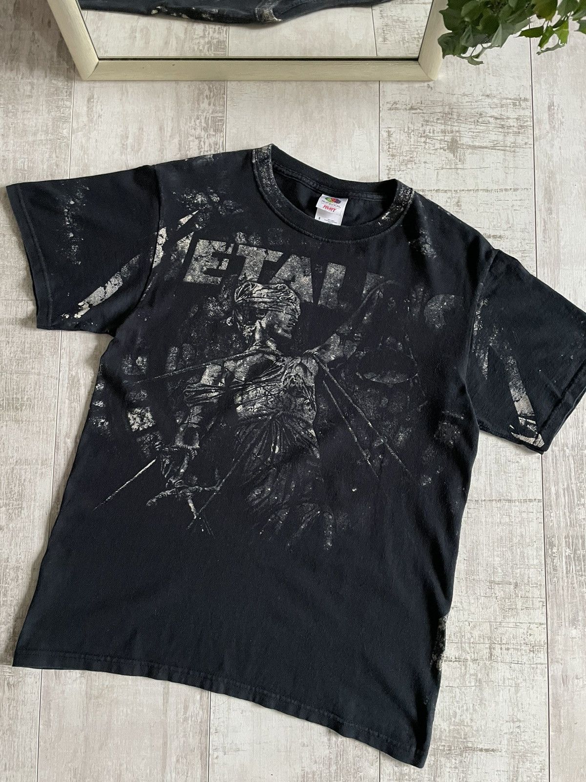 Metallica × Vintage Vintage Metallica Justice Over Printed T-Shirt Official Size US S / EU 44-46 / 1 - 2 Thumbnail