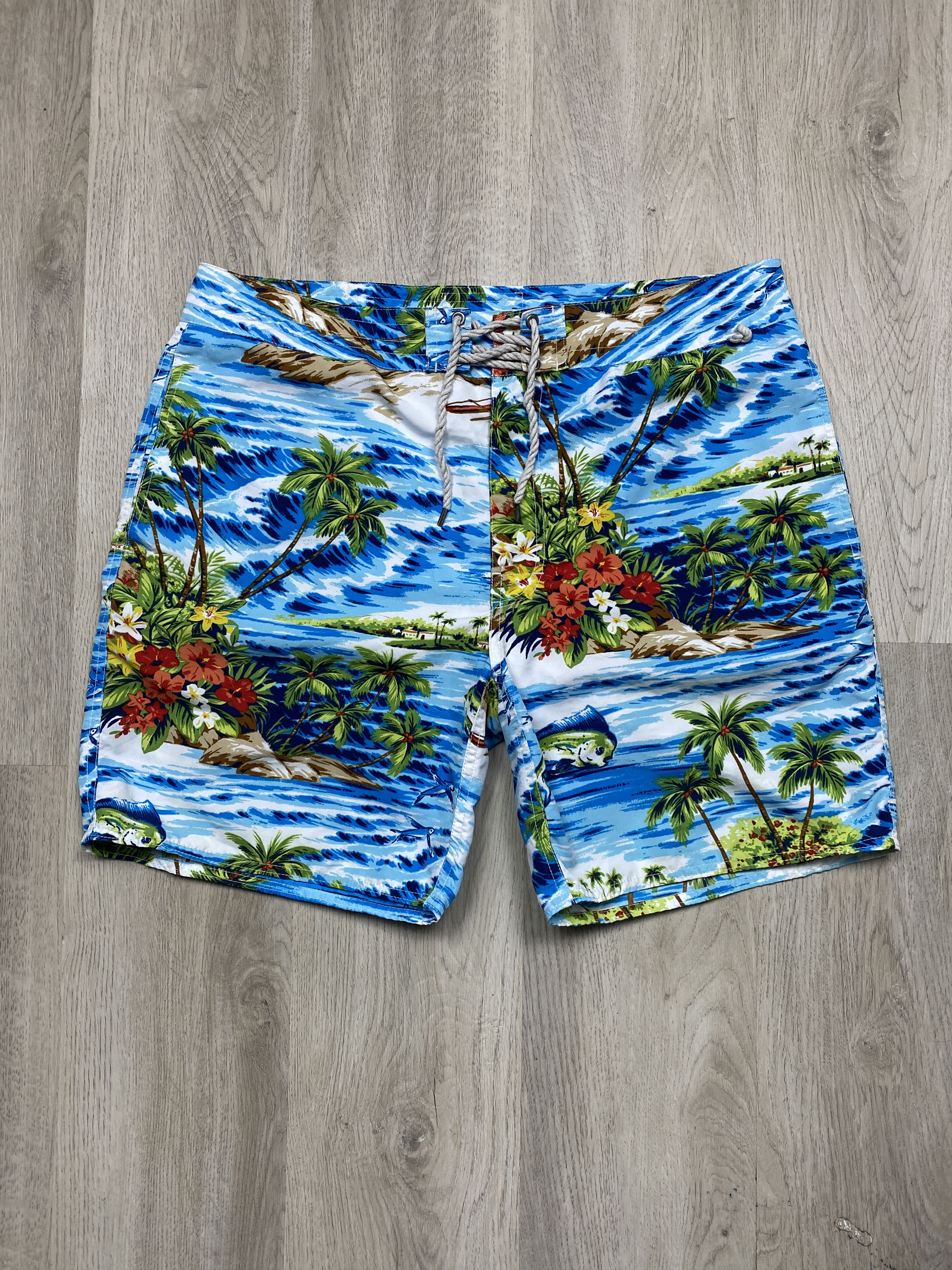 Polo Ralph Lauren × Ralph Lauren Polo Ralph Lauren Vintage Mens Swimming Shorts Size US 36 / EU 52 - 1 Thumbnail