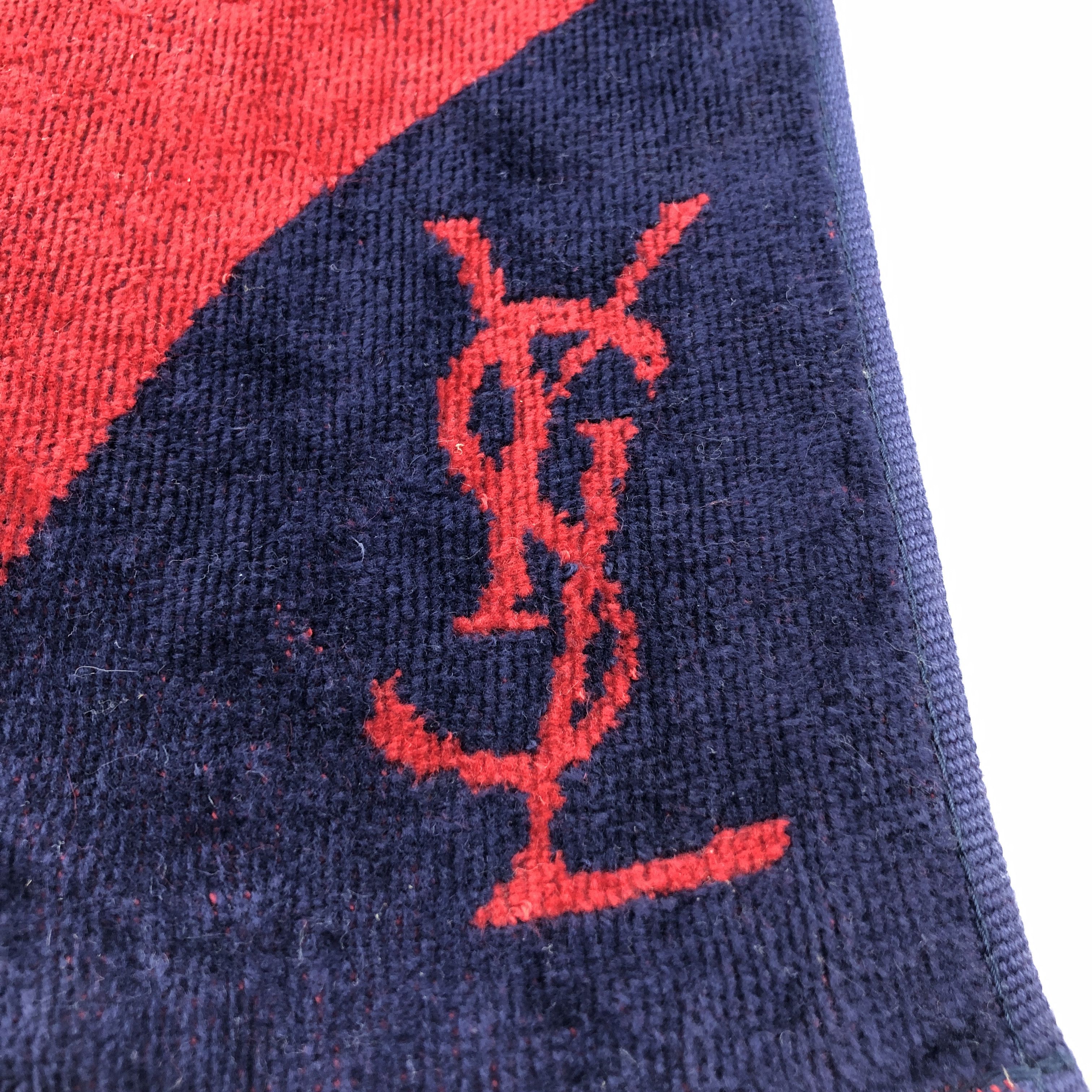 Yves Saint Laurent YSL Floral Handkerchief Neckerchief Hand Towel H3067 Size ONE SIZE - 3 Thumbnail