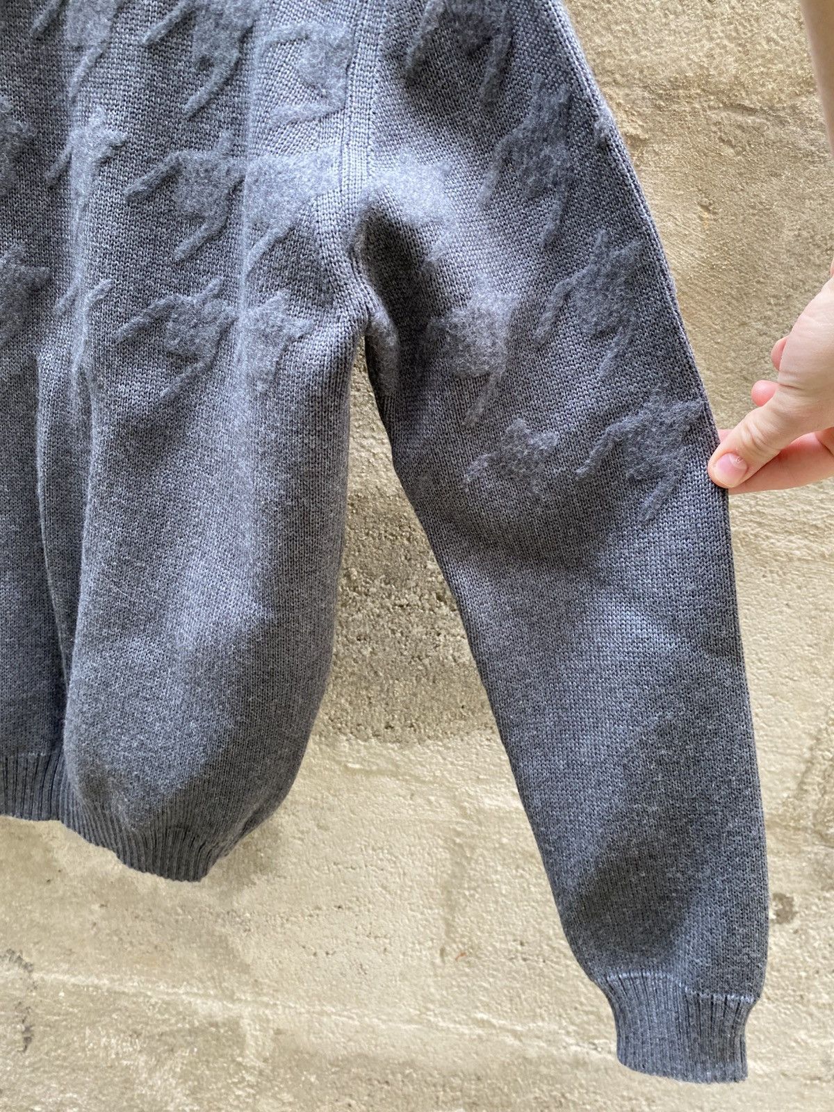 Fendi Fendi grey wool Cardigan with pocket details Strickjacken Size S / US 4 / IT 40 - 17 Thumbnail