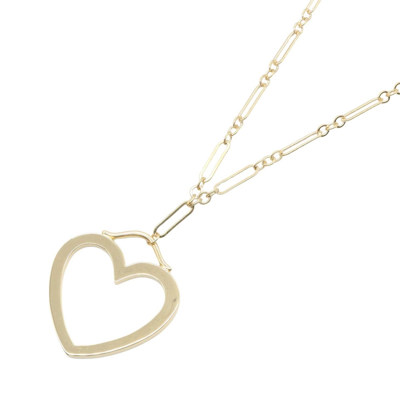 Tiffany & Co. Tiffany & Co. Tiffany＆Co. Open Heart Au750 Necklace Precious Metal Necklace DUTY FREE for USA Size ONE SIZE - 1 Thumbnail