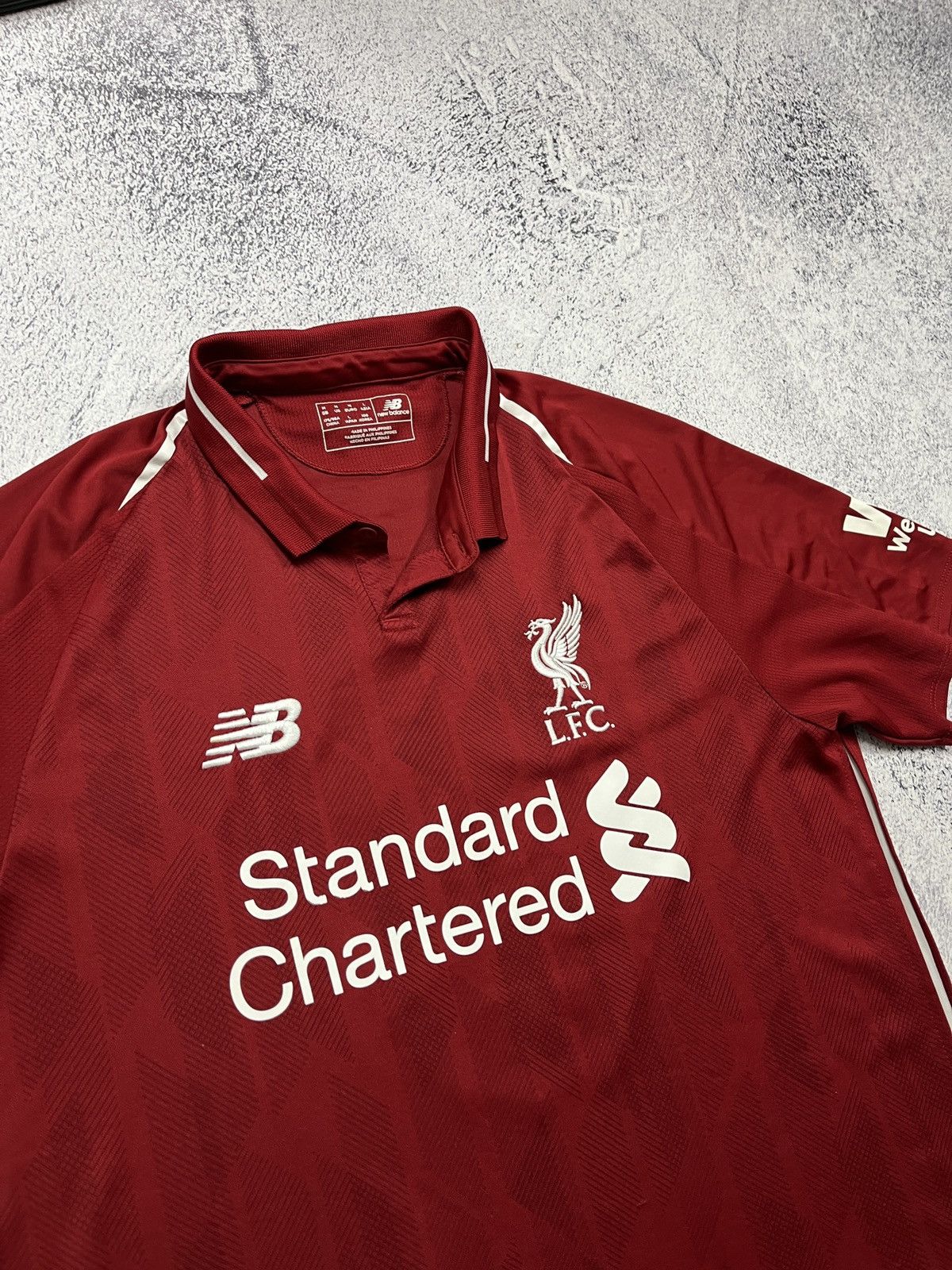 New Balance Liverpool 2018-2019 Home Soccer Jersey Football Kit #8 Keita Size US M / EU 48-50 / 2 - 5 Thumbnail