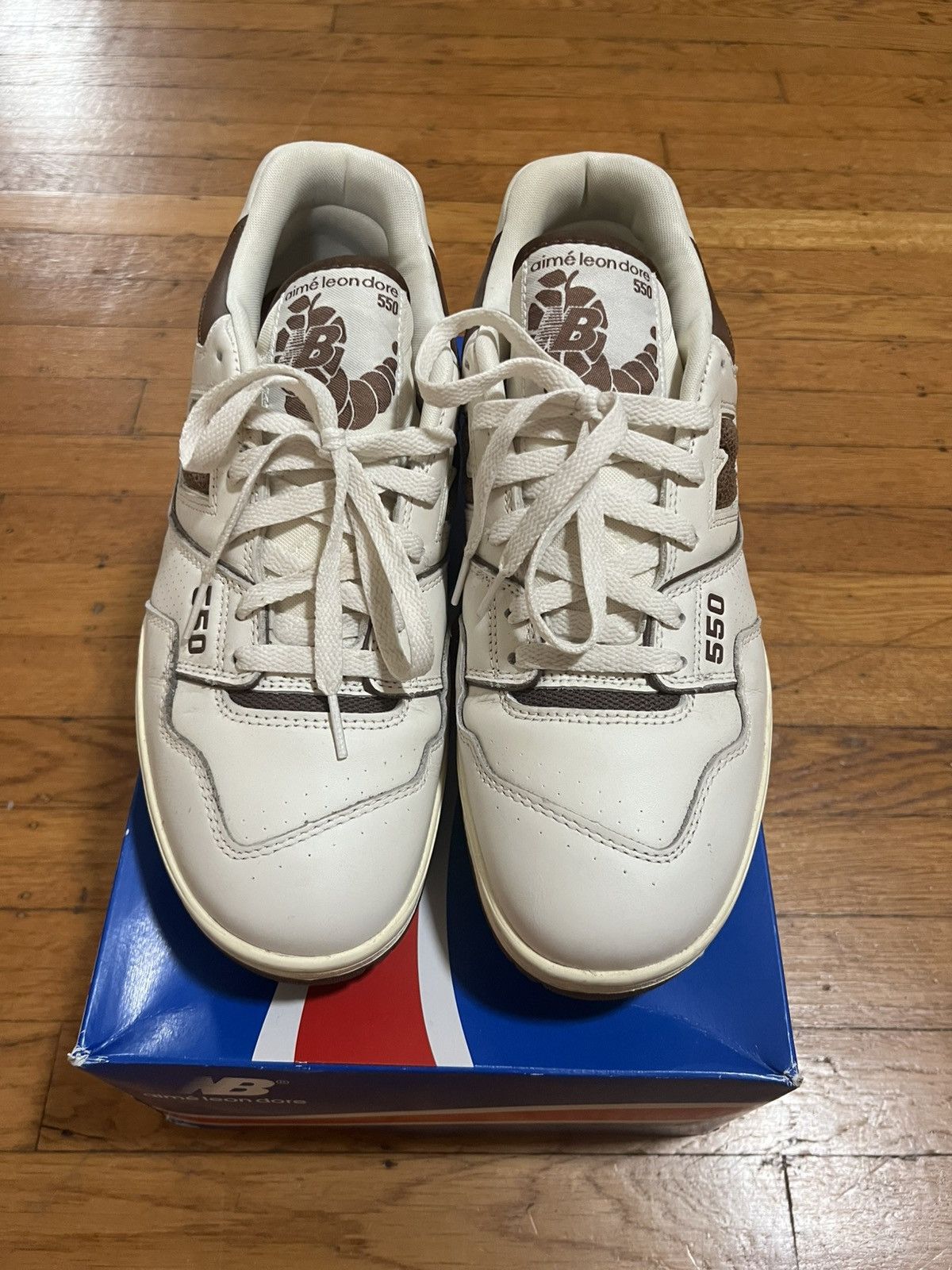 Aime Leon Dore × New Balance Aime Leon Dore X New Balance 550 Brown Size US 12 / EU 45 - 2 Thumbnail