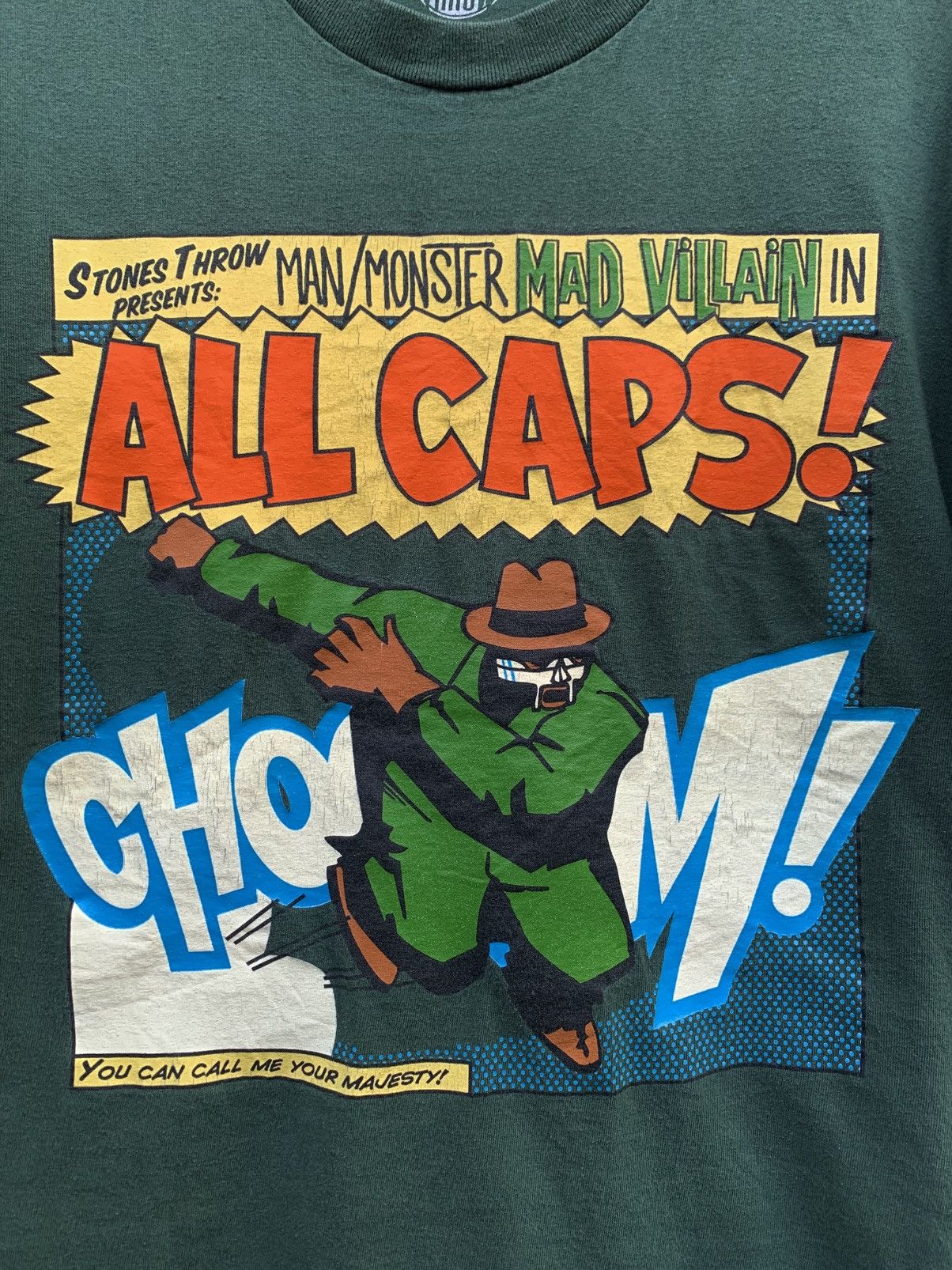 MF Doom × Rap Tees × Vintage Vintage 2004 mad villain in all caps promo album Size US M / EU 48-50 / 2 - 2 Thumbnail