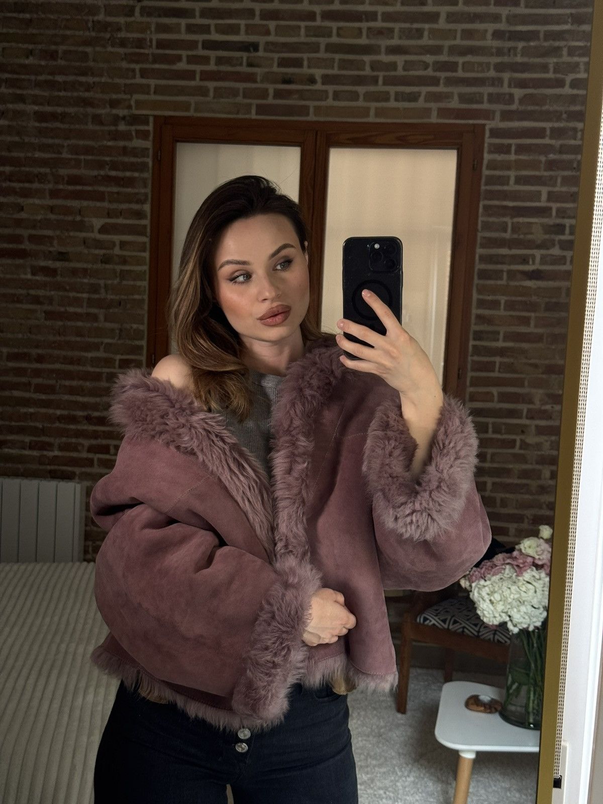 Other Furfurza Lambskin Shearling Jacket Size S / US 4 / IT 40 - 7 Thumbnail